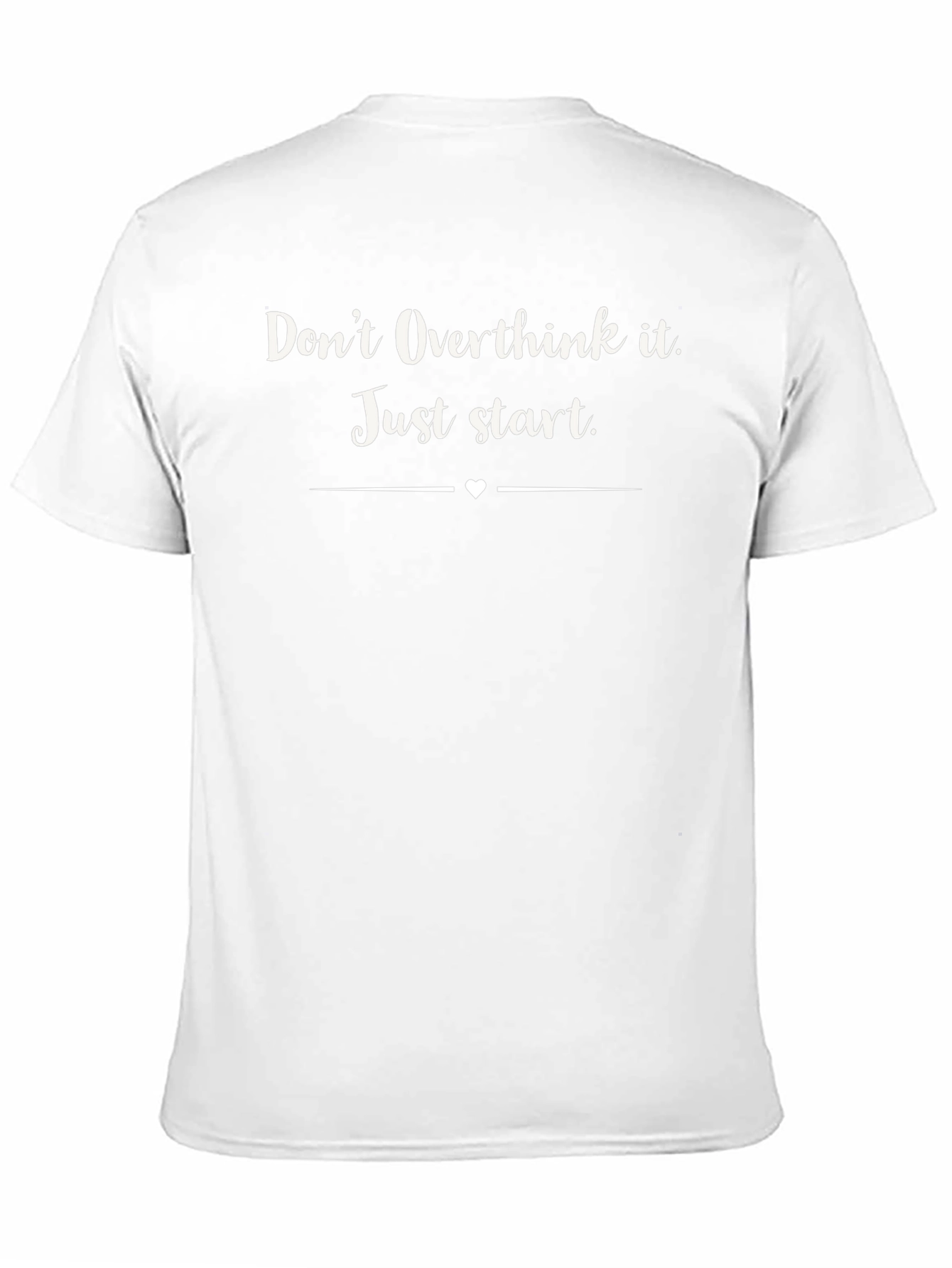 Dont Overthink It Black T-Shirt