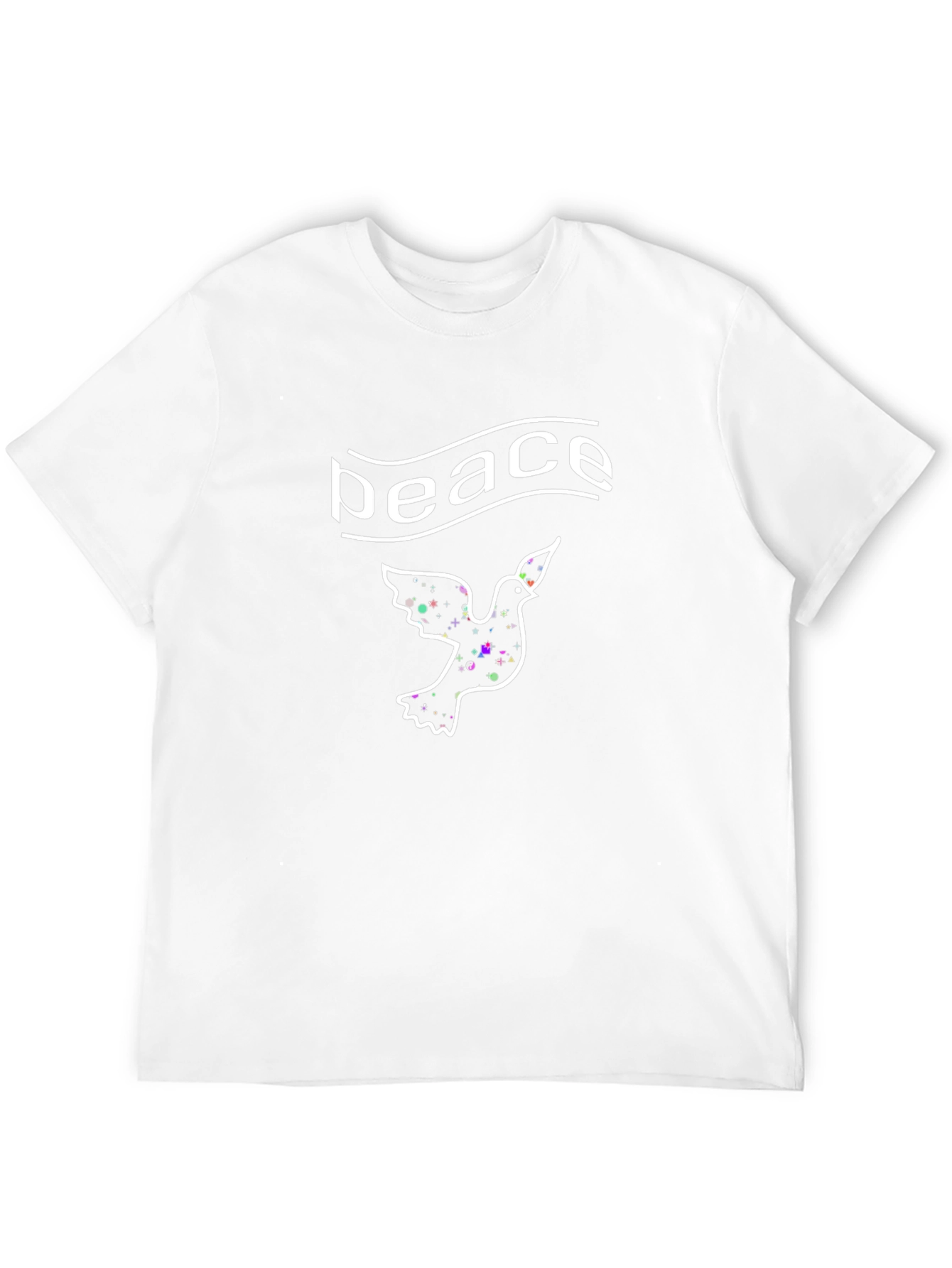 Peace Dove Graphic T-Shirt - Black