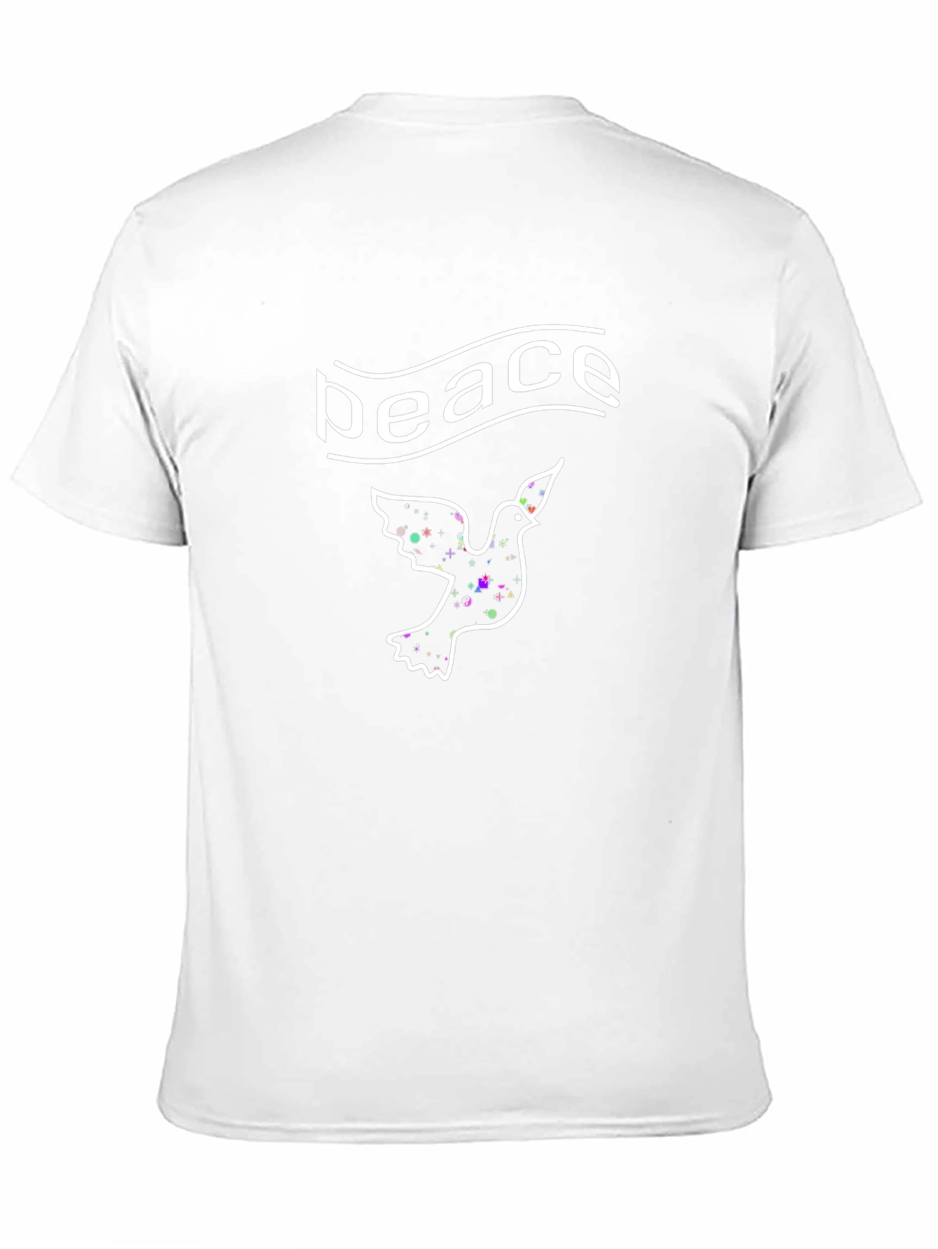Peace Dove Graphic T-Shirt - Black