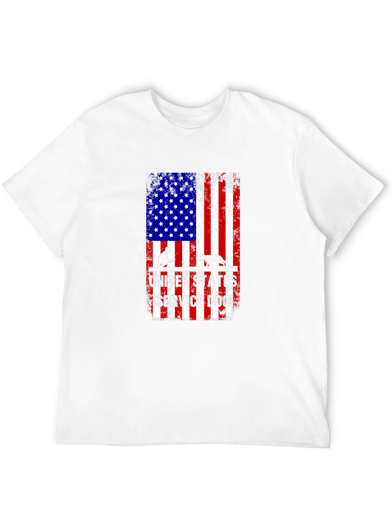United States Service Dog Flag T-Shirt