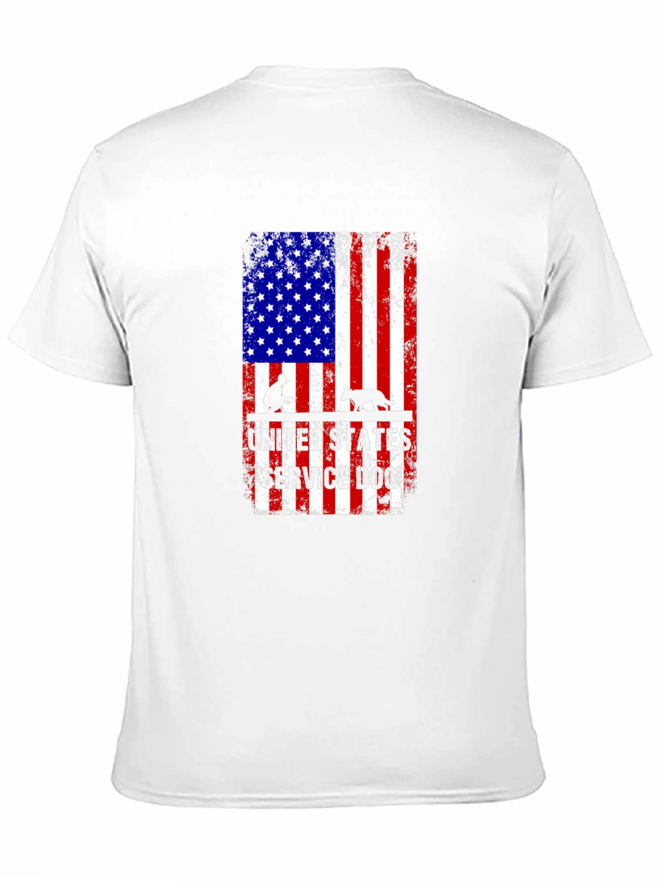 United States Service Dog Flag T-Shirt