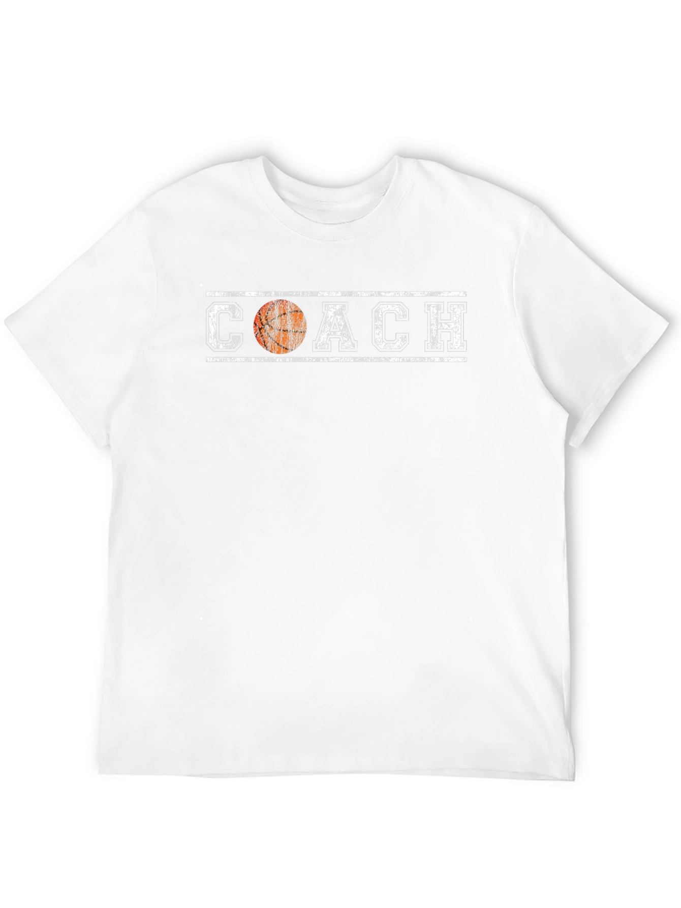 Basketball Coach Graphic T-Shirt - Black