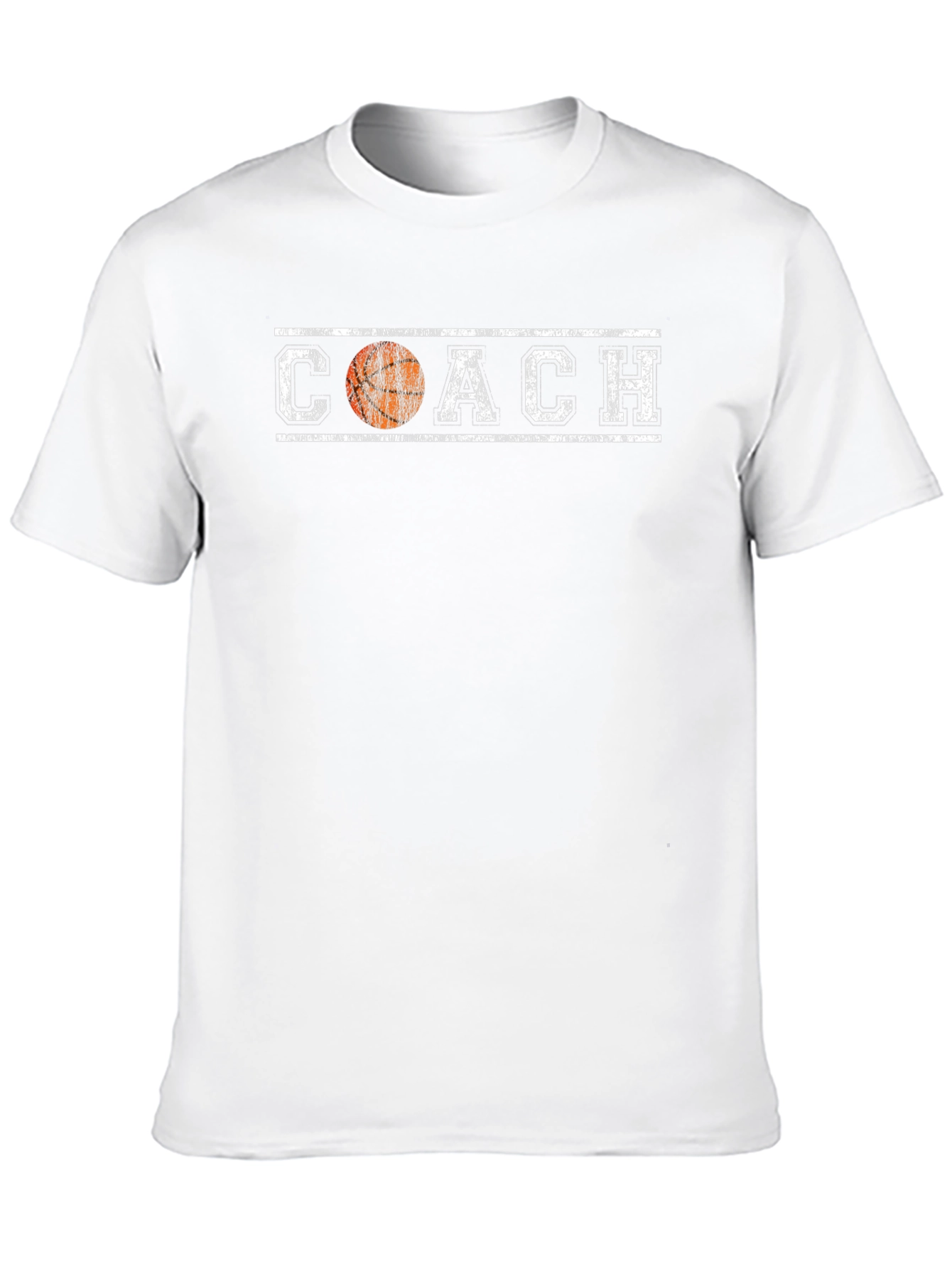 Basketball Coach Graphic T-Shirt - Black