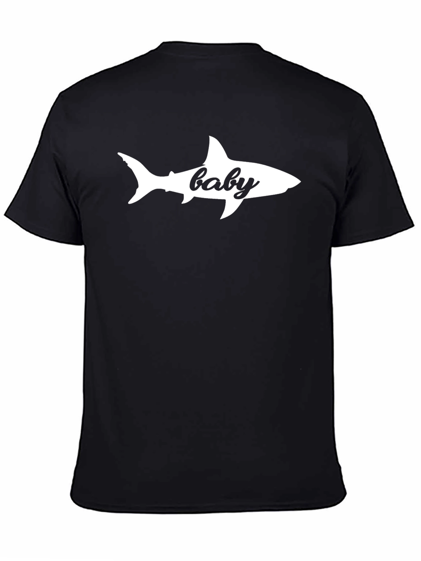 Baby Shark T-Shirt - Black Cotton Tee