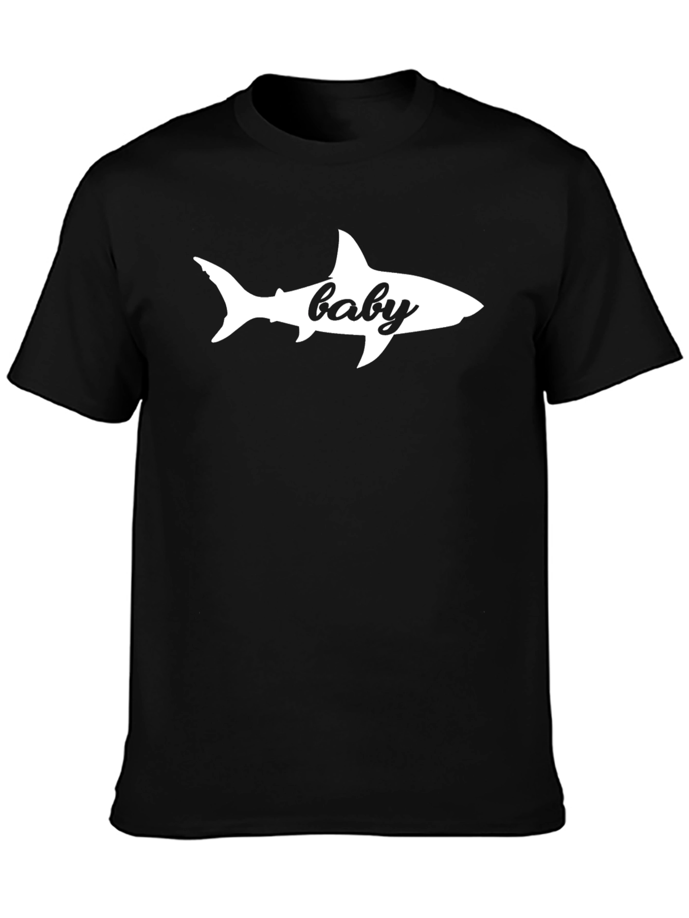 Baby Shark T-Shirt - Black Cotton Tee