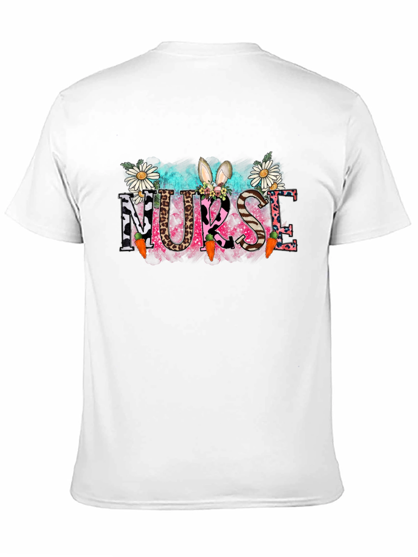 Nurse Easter Bunny Graphic T-Shirt