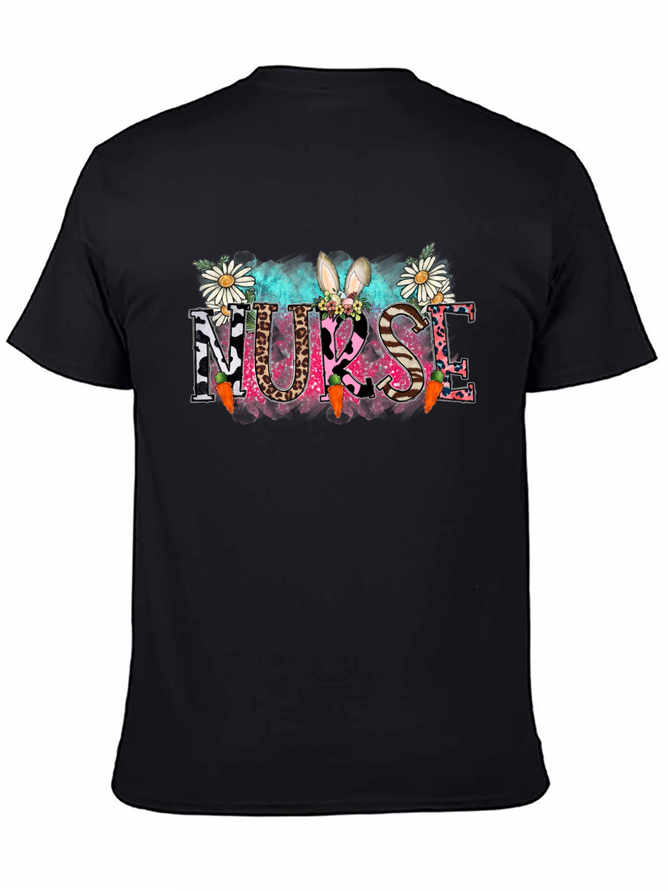 Nurse Easter Bunny Graphic T-Shirt