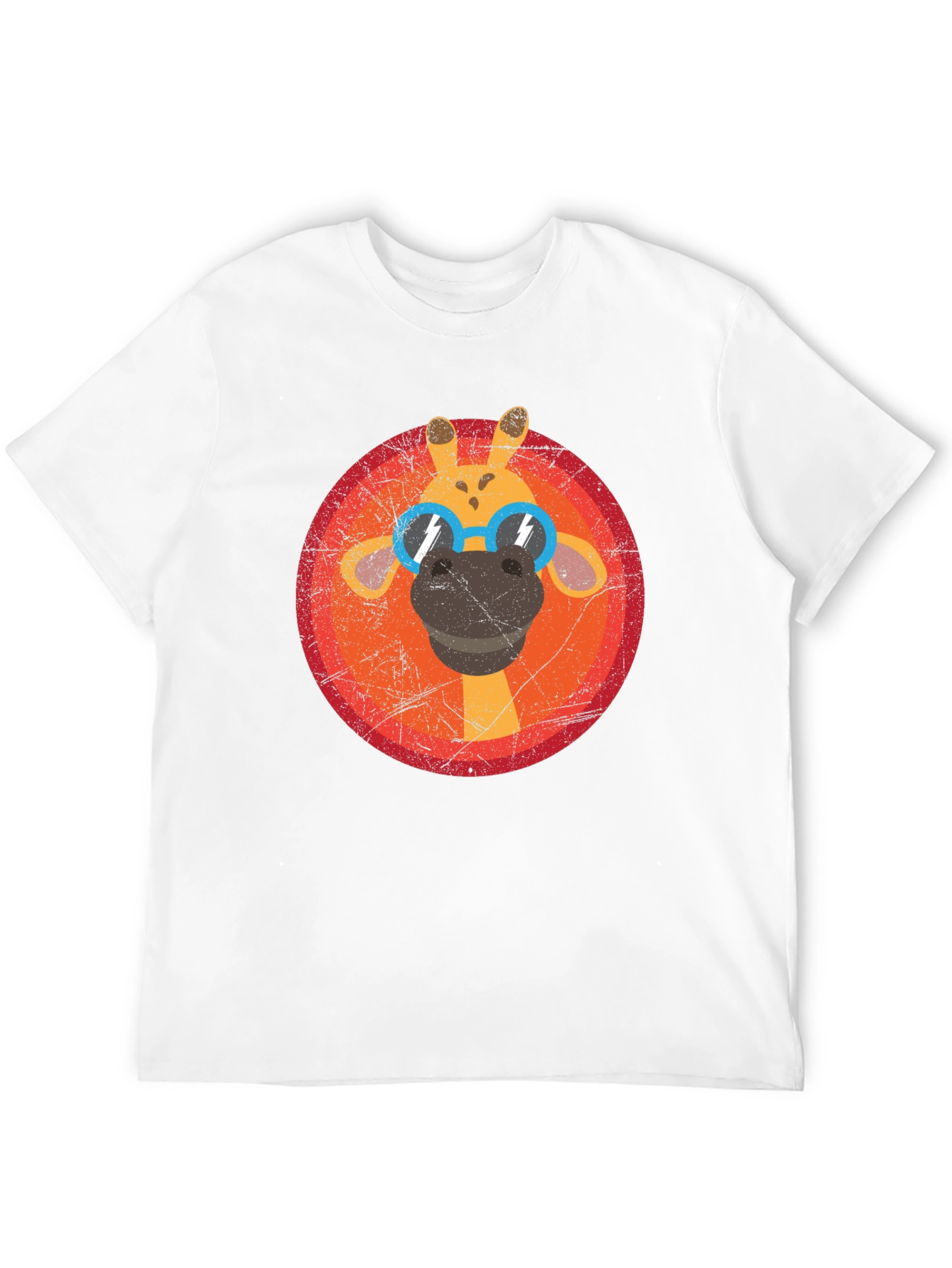 Cool Giraffe Graphic Tee - Unisex Black T-Shirt