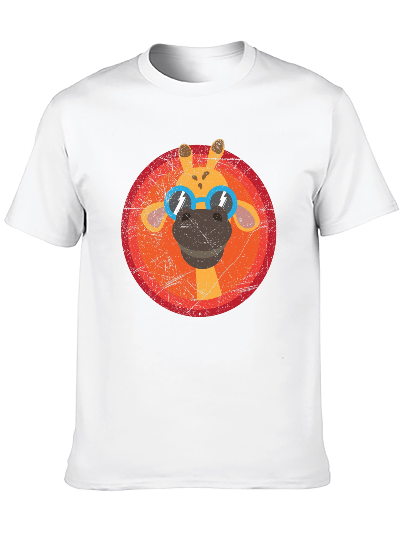 Cool Giraffe Graphic Tee - Unisex Black T-Shirt
