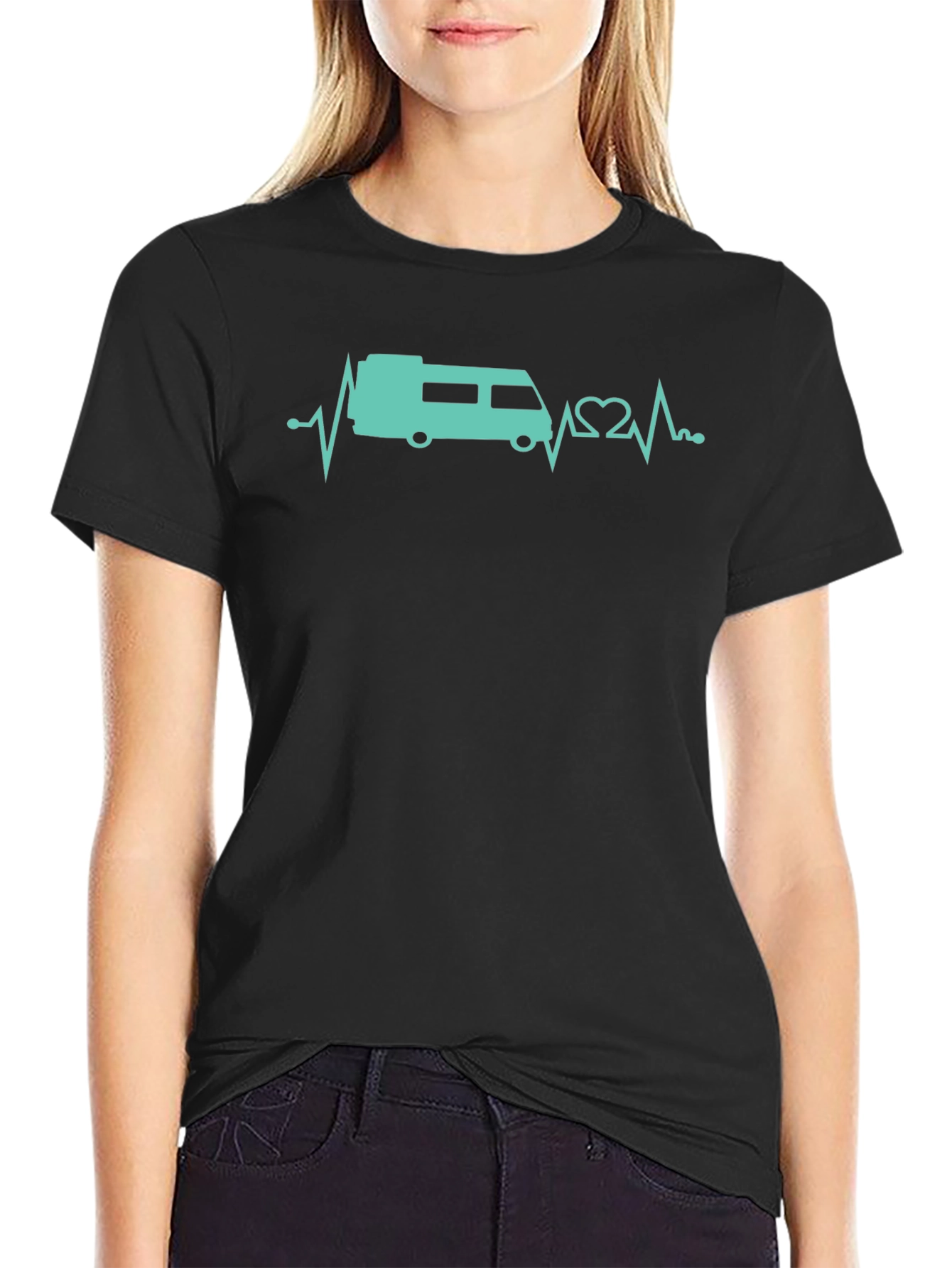 RV Heartbeat T-Shirt - Camping Life Tee