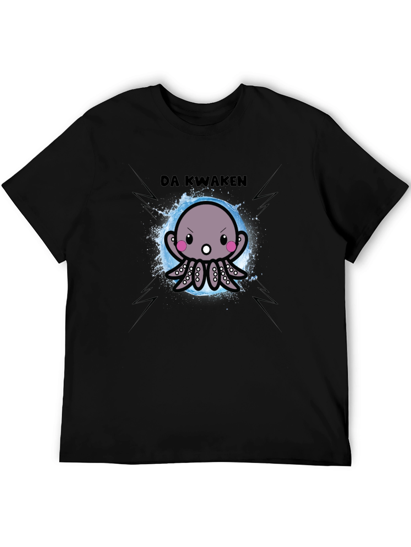 Da Kwaken T-Shirt - Cute Cartoon Kraken