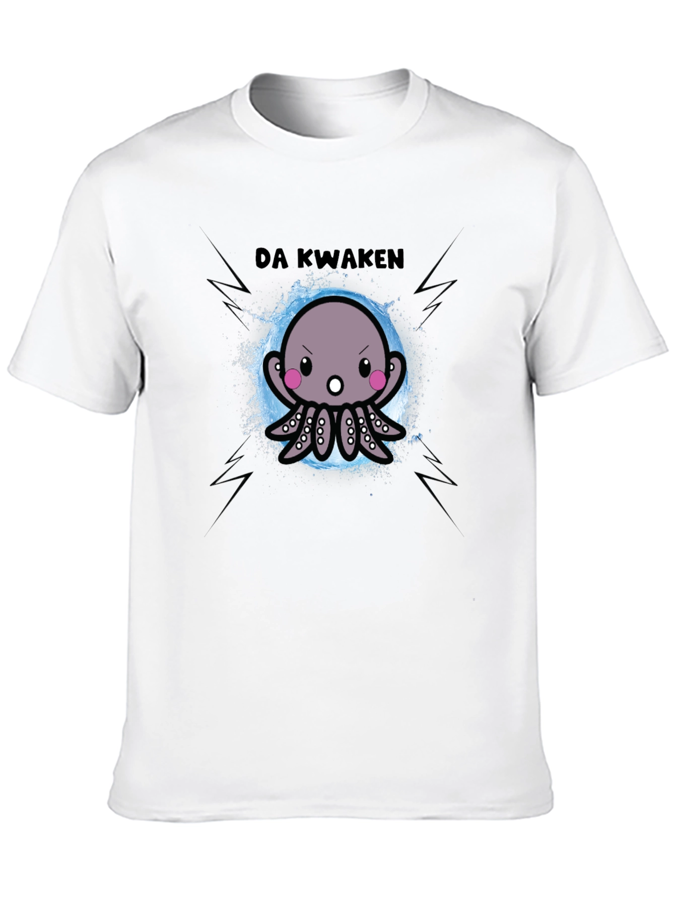 Da Kwaken T-Shirt - Cute Cartoon Kraken
