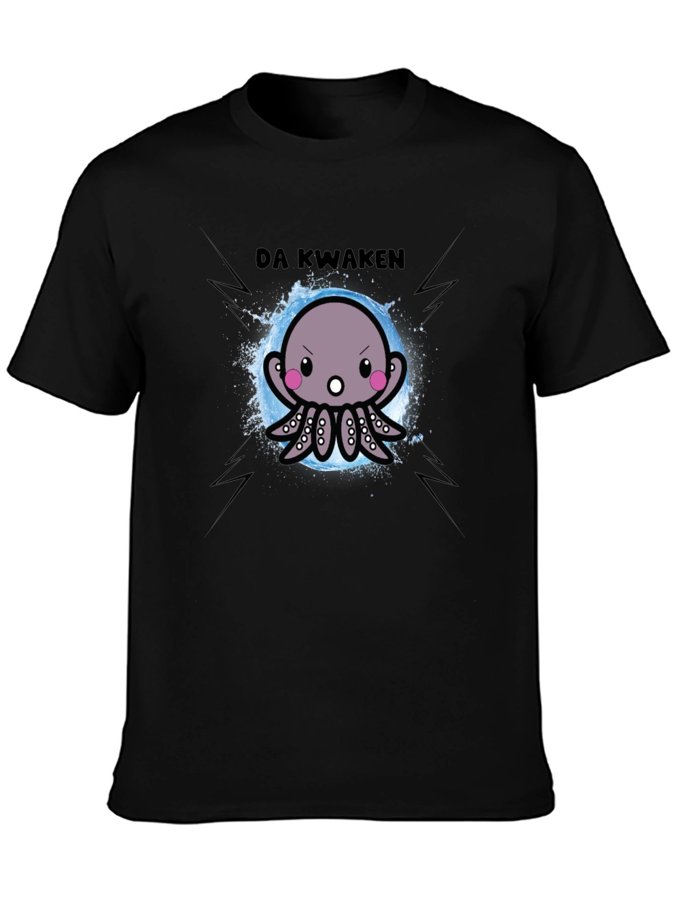 Da Kwaken T-Shirt - Cute Cartoon Kraken