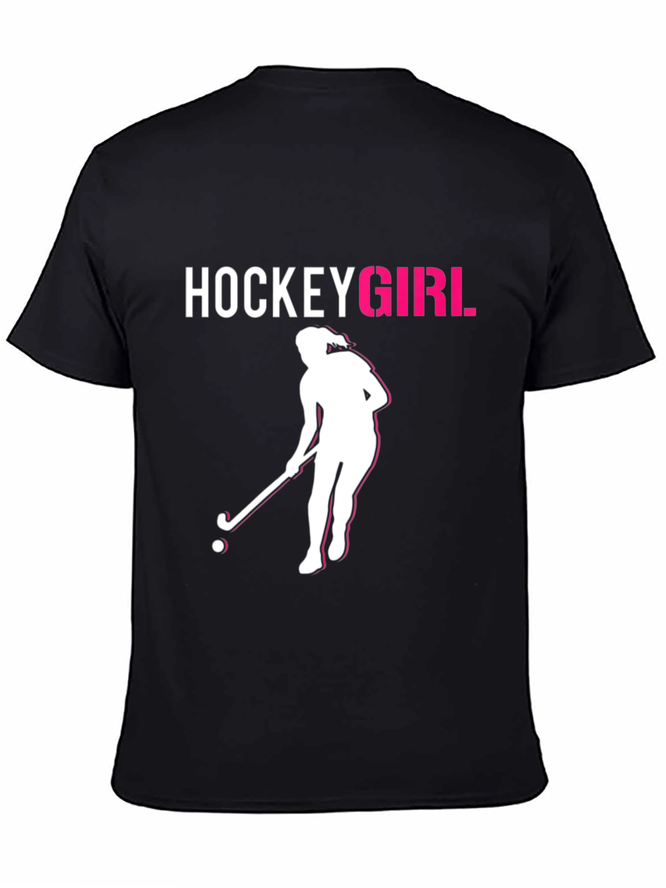 Hockey Girl Graphic Tee - Sporty & Stylish