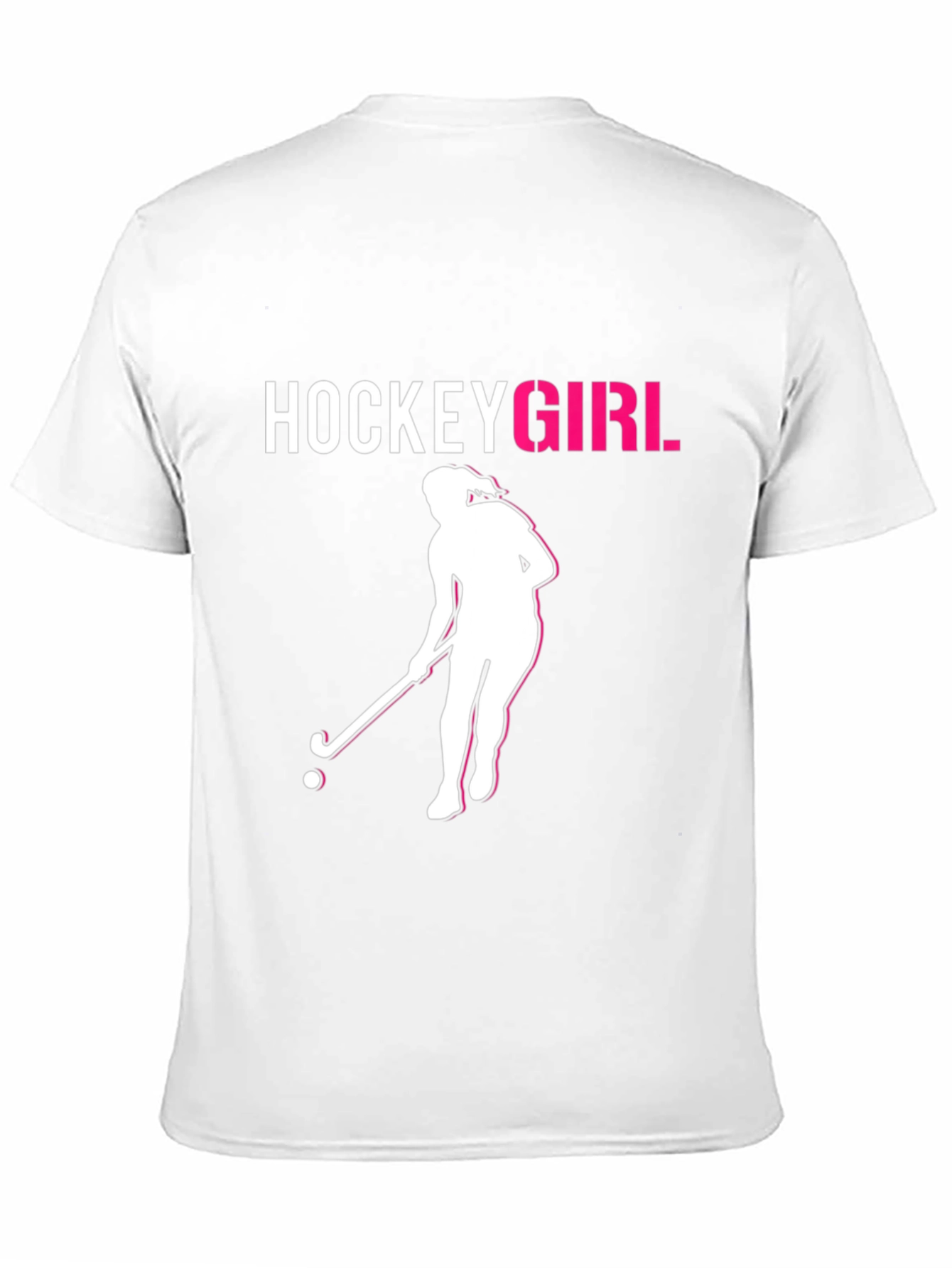 Hockey Girl Graphic Tee - Sporty & Stylish