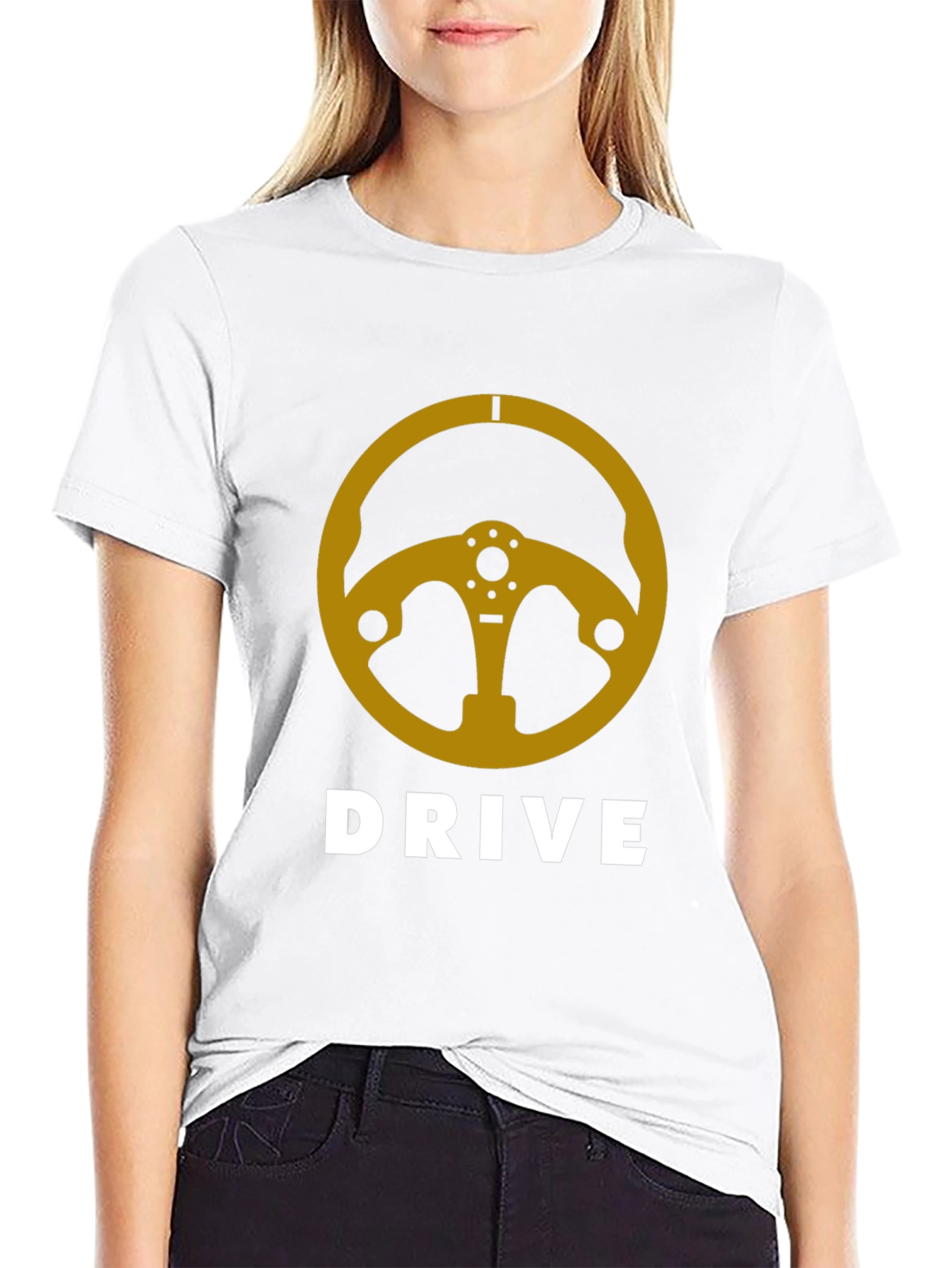 Drive Steering Wheel Graphic Tee - Black