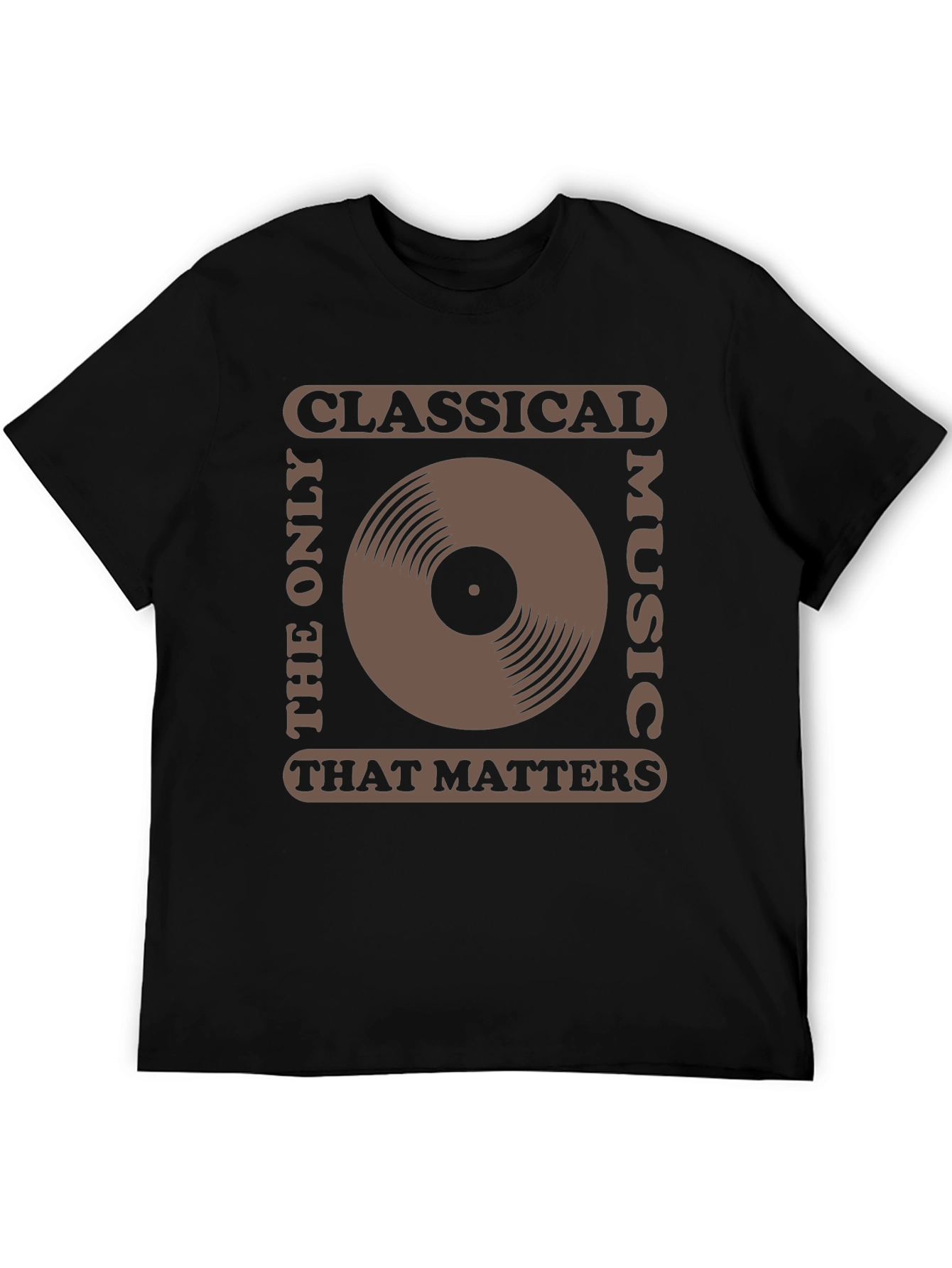 Classical Music Vinyl Record Graphic T-Shirt