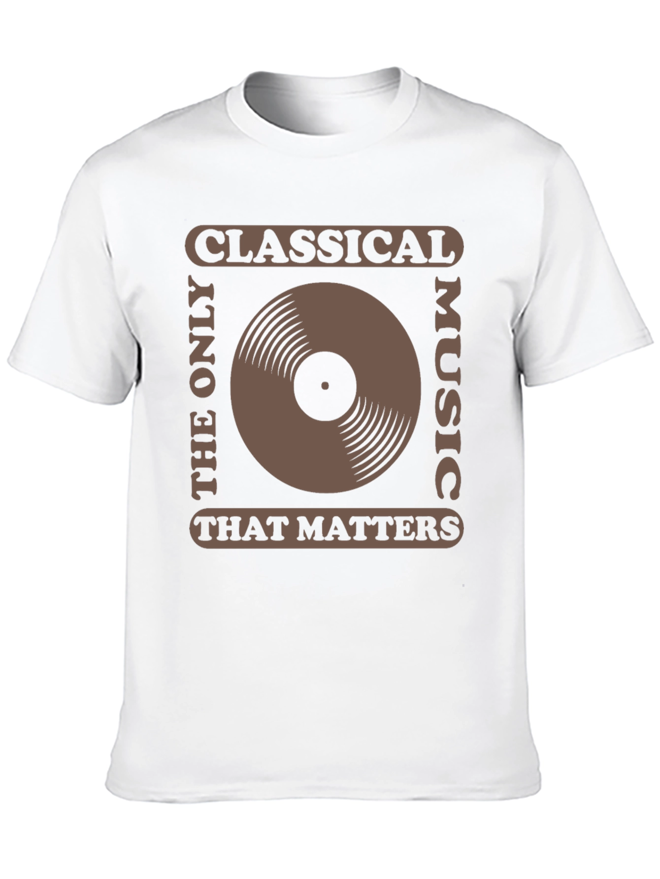 Classical Music Vinyl Record Graphic T-Shirt