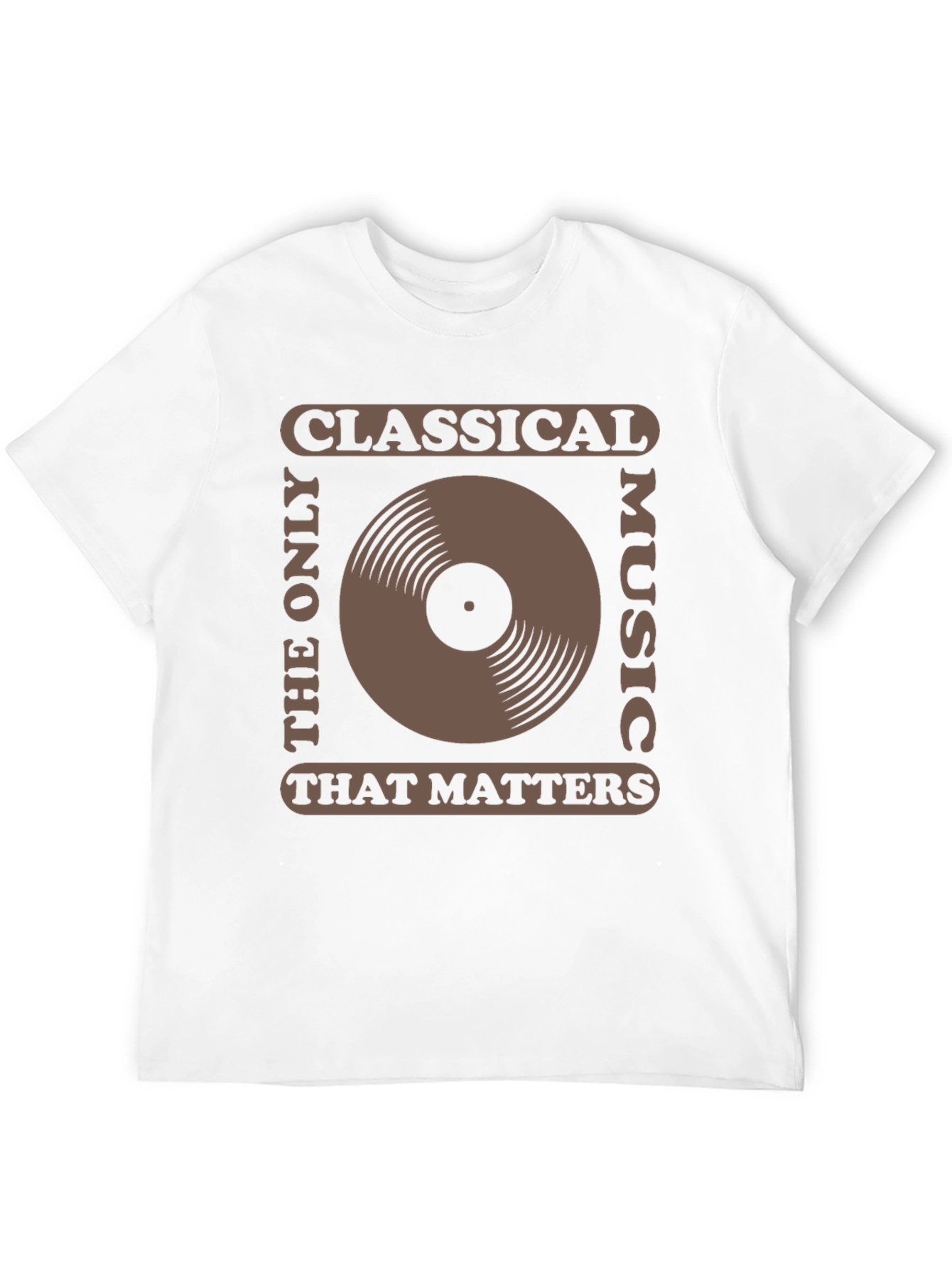 Classical Music Vinyl Record Graphic T-Shirt