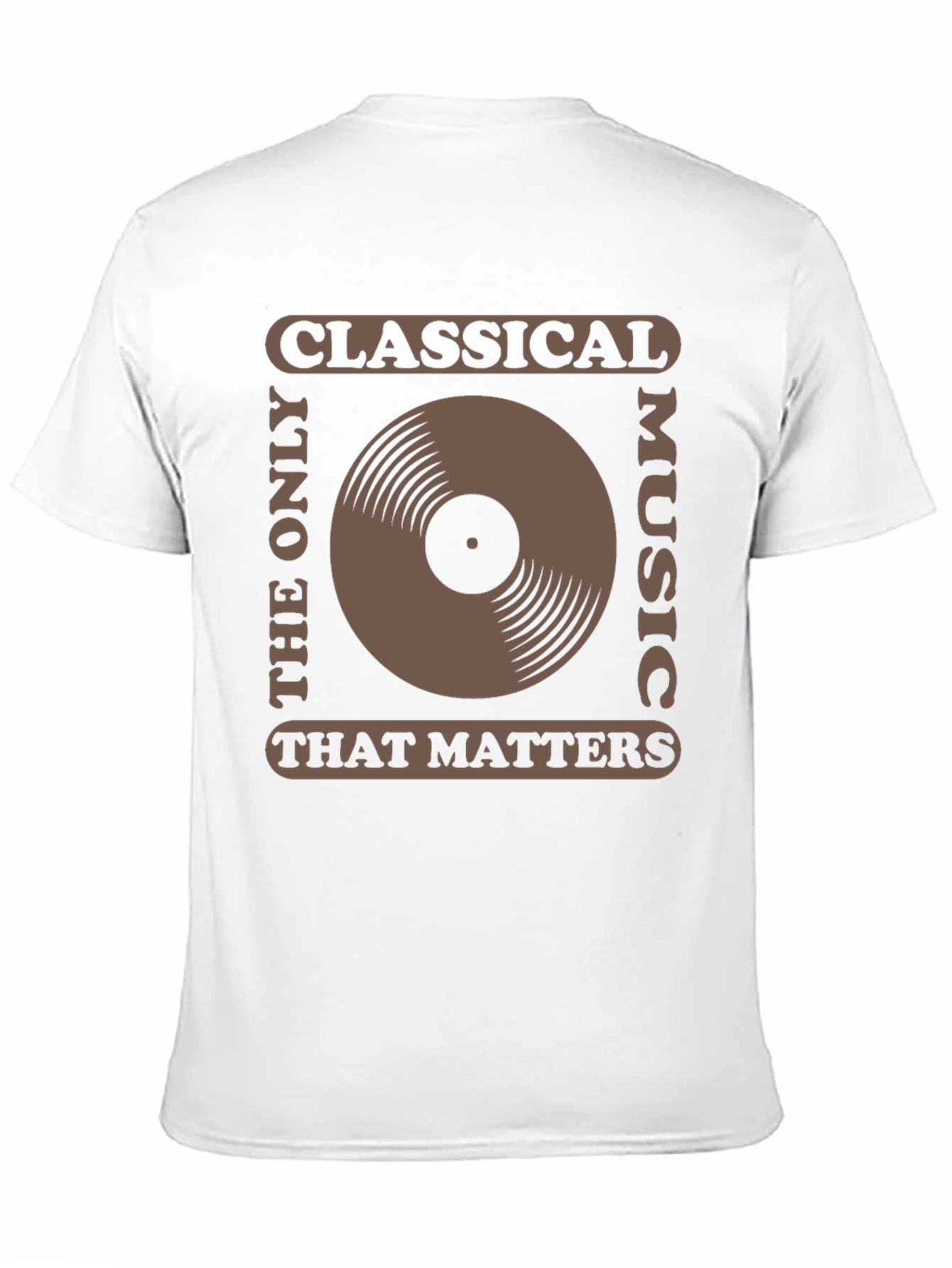 Classical Music Vinyl Record Graphic T-Shirt