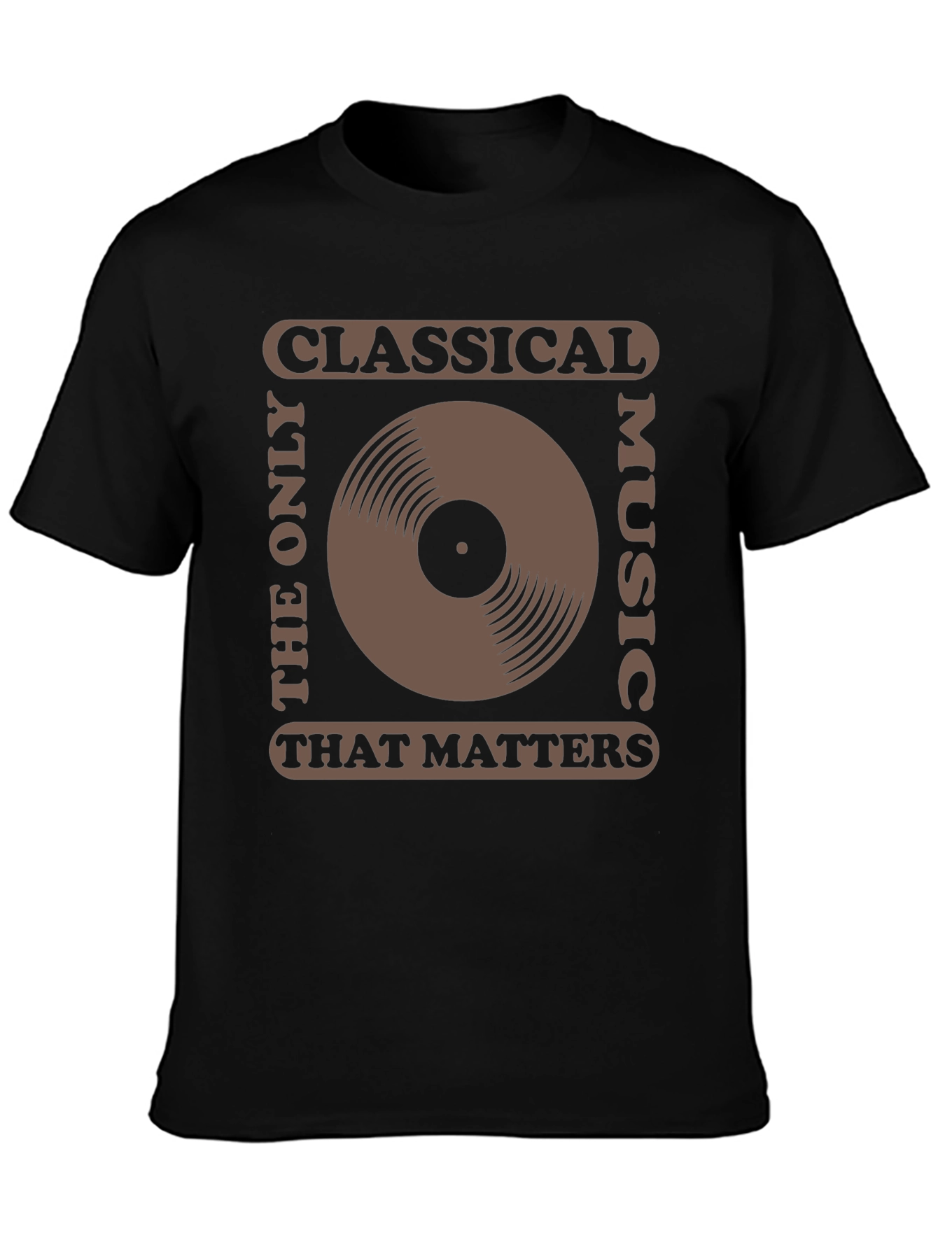 Classical Music Vinyl Record Graphic T-Shirt
