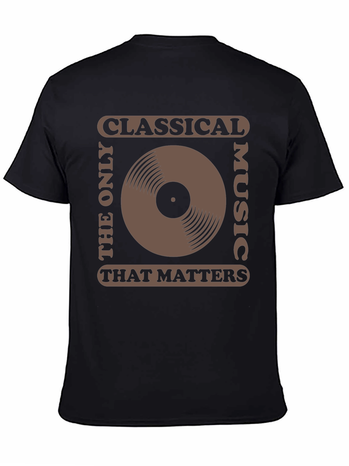 Classical Music Vinyl Record Graphic T-Shirt