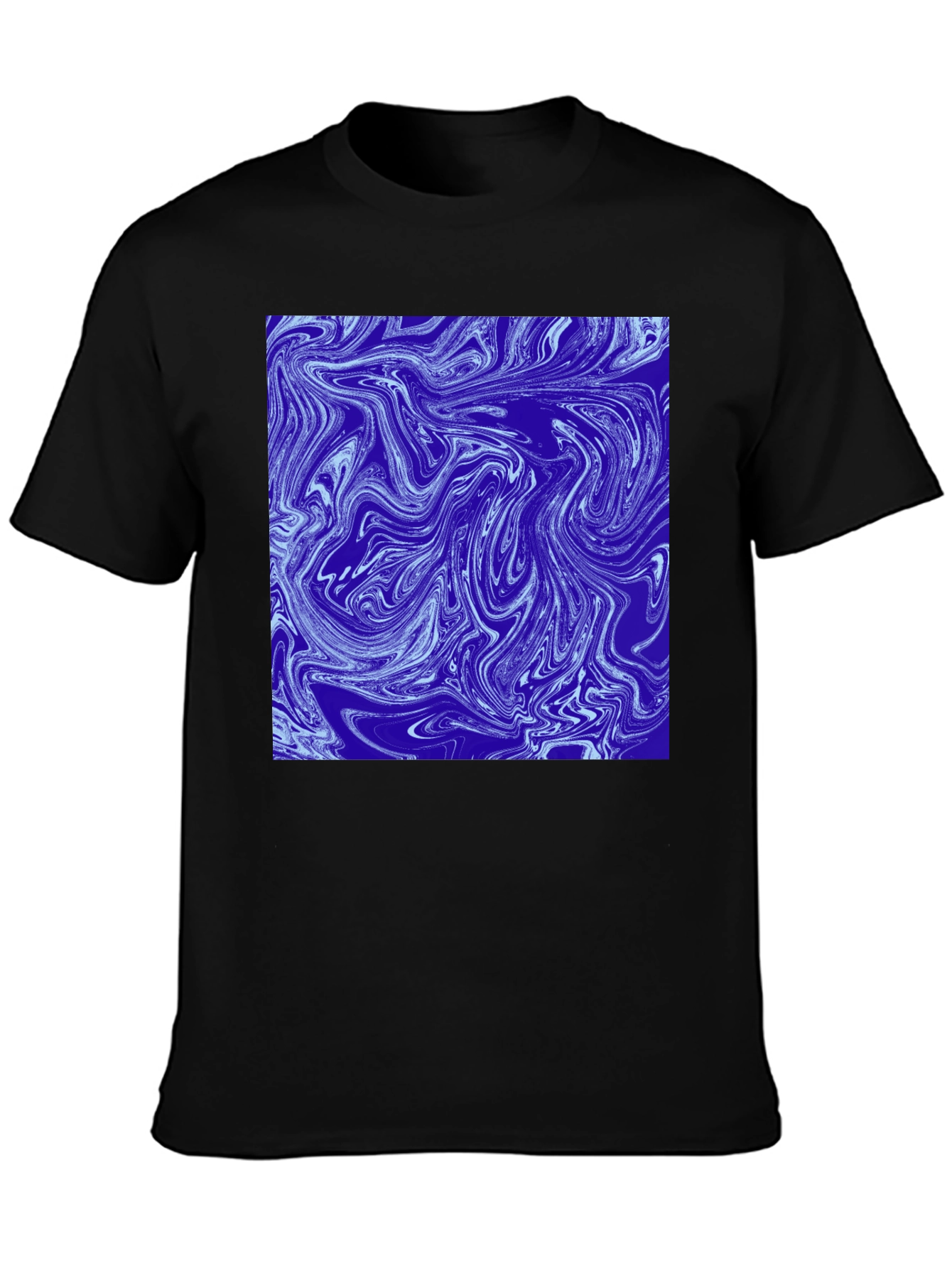 Abstract Swirl Graphic Tee - Modern Art T-Shirt