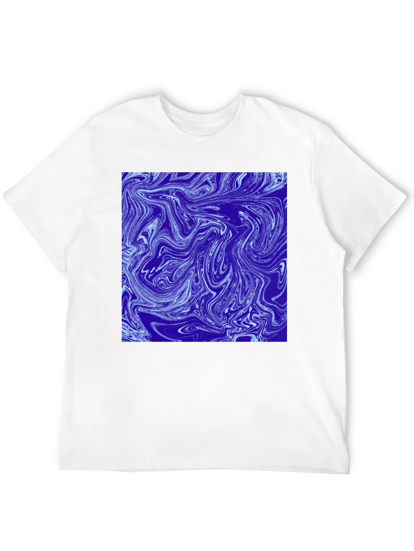 Abstract Swirl Graphic Tee - Modern Art T-Shirt