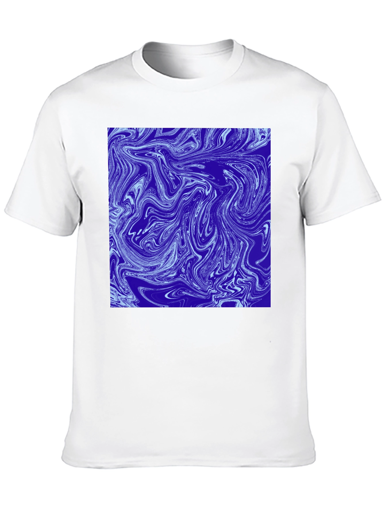 Abstract Swirl Graphic Tee - Modern Art T-Shirt