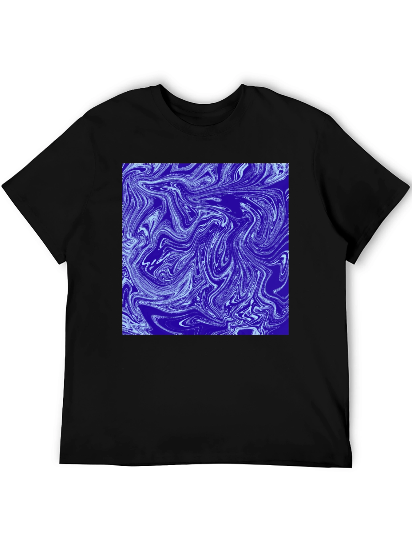 Abstract Swirl Graphic Tee - Modern Art T-Shirt