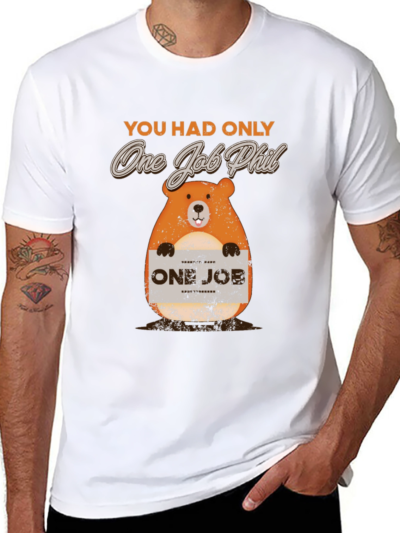 You Had One Job Phil T-Shirt Funny Pun Tee