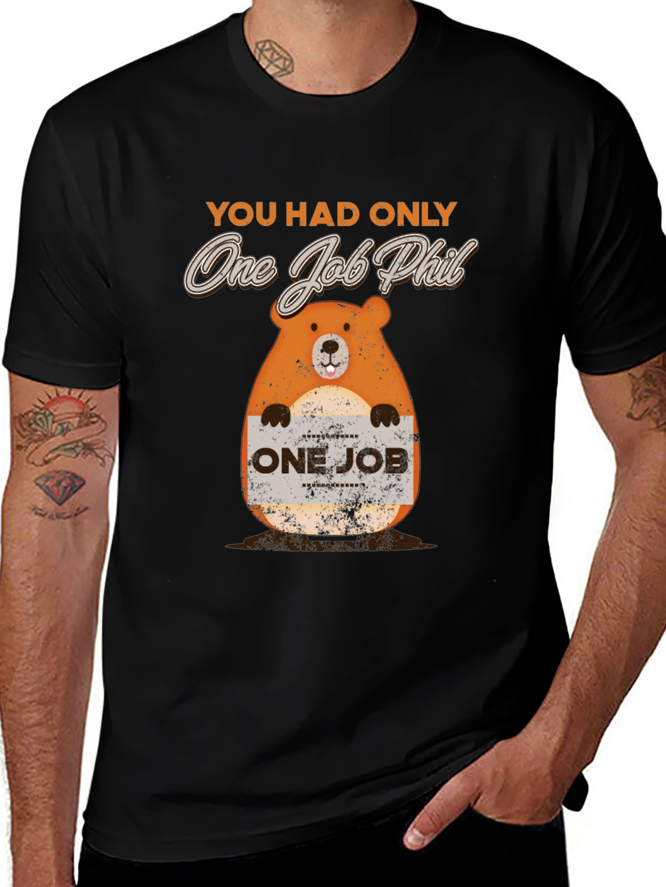 You Had One Job Phil T-Shirt Funny Pun Tee