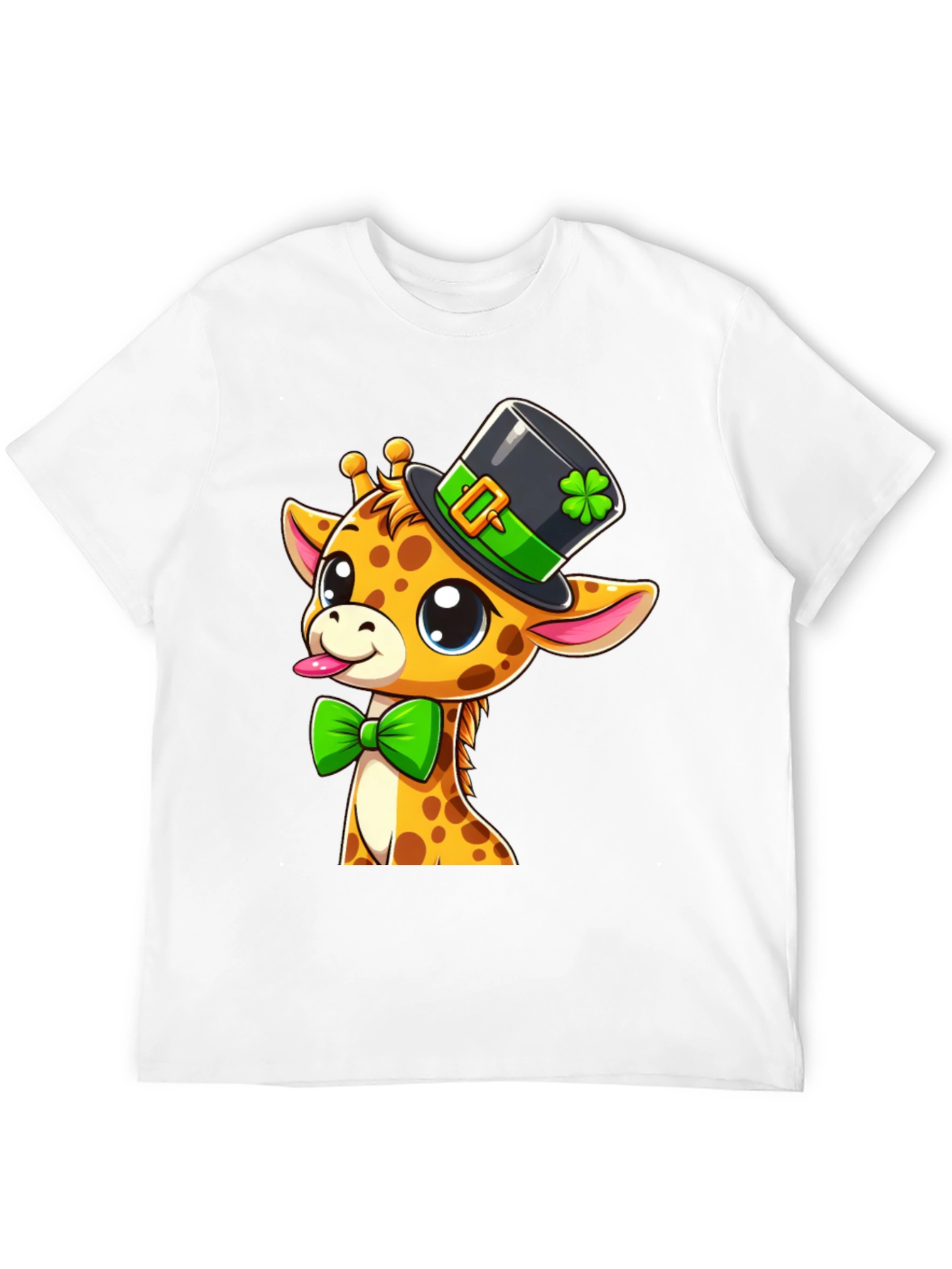 St. Patricks Day Giraffe Graphic Tee
