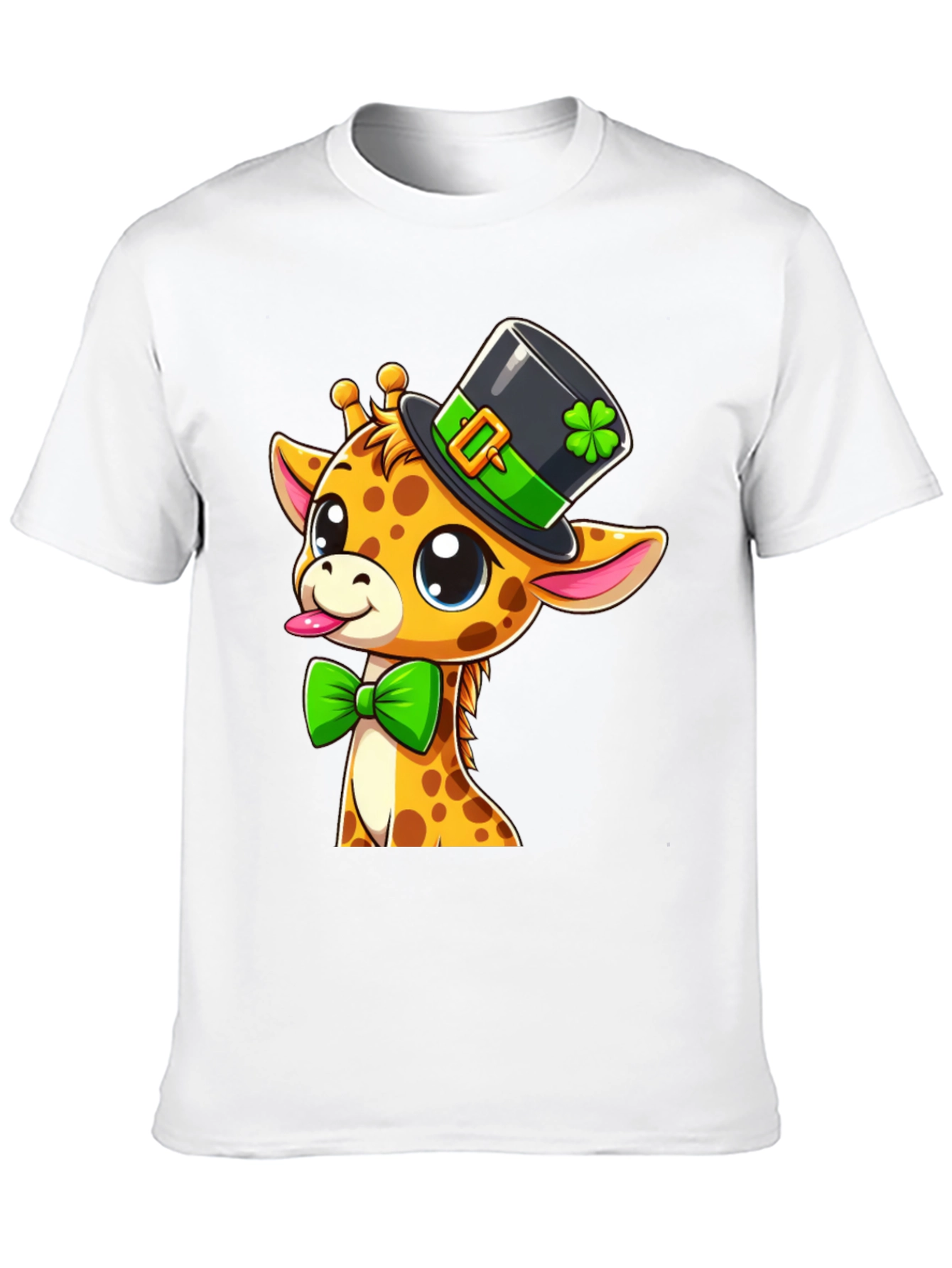 St. Patricks Day Giraffe Graphic Tee