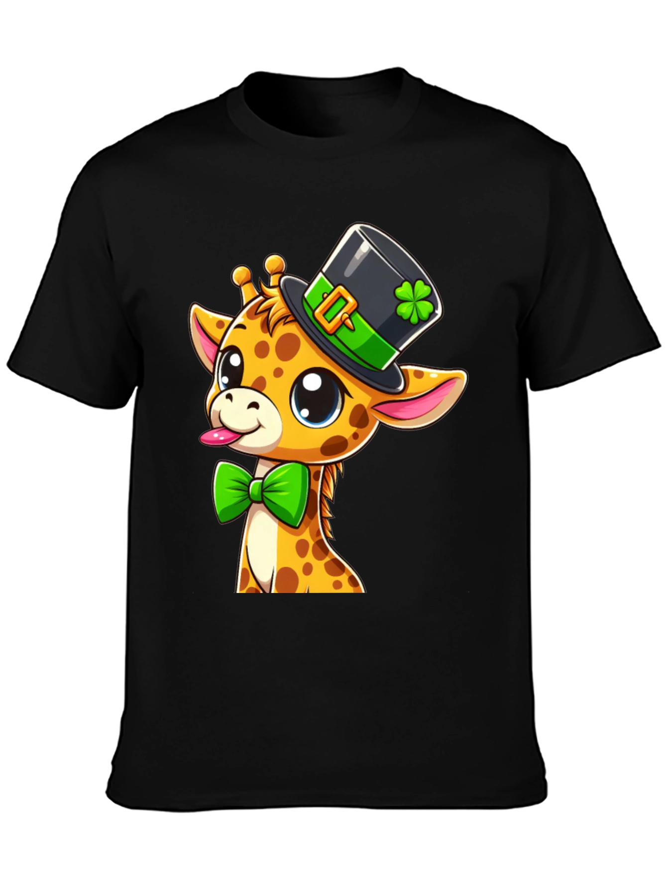 St. Patricks Day Giraffe Graphic Tee
