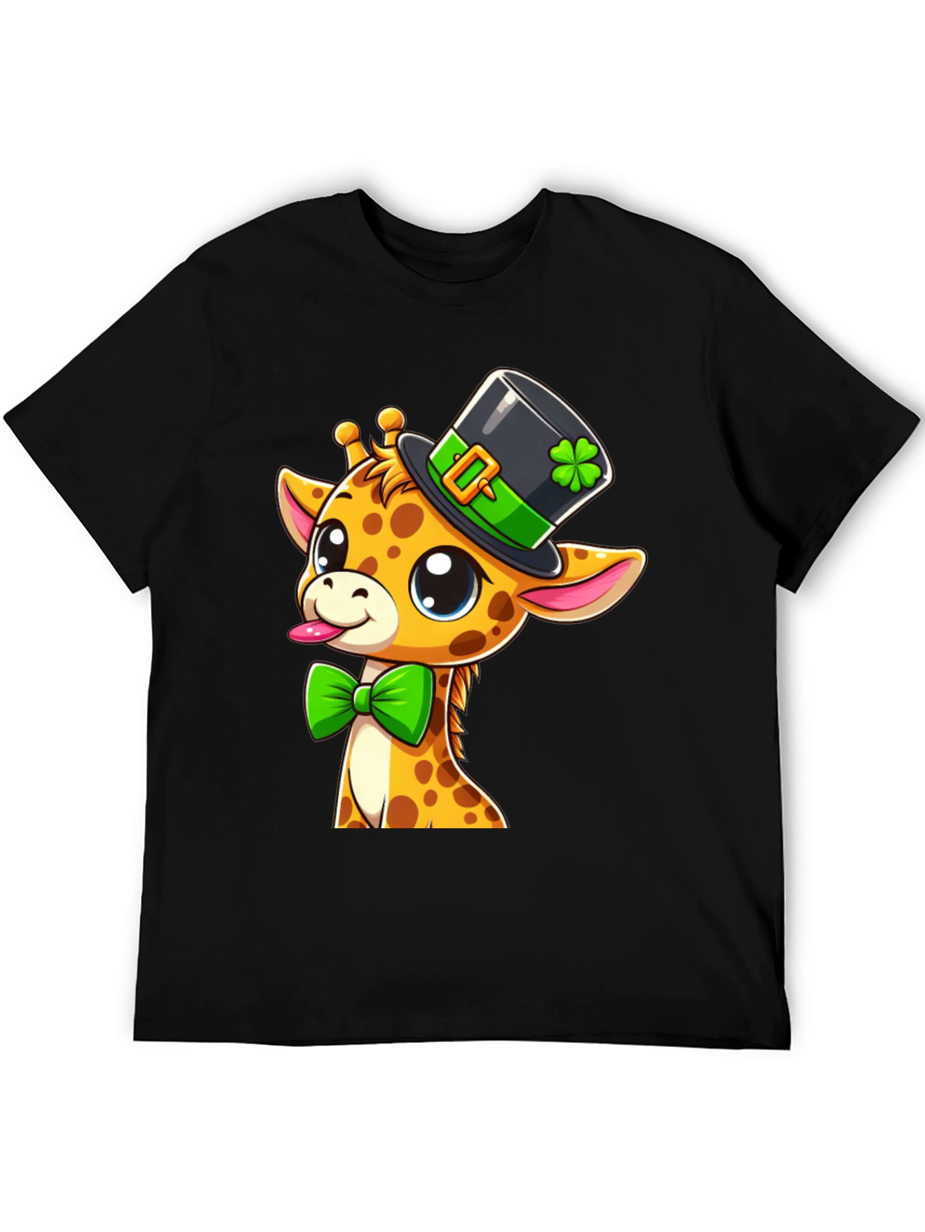 St. Patricks Day Giraffe Graphic Tee