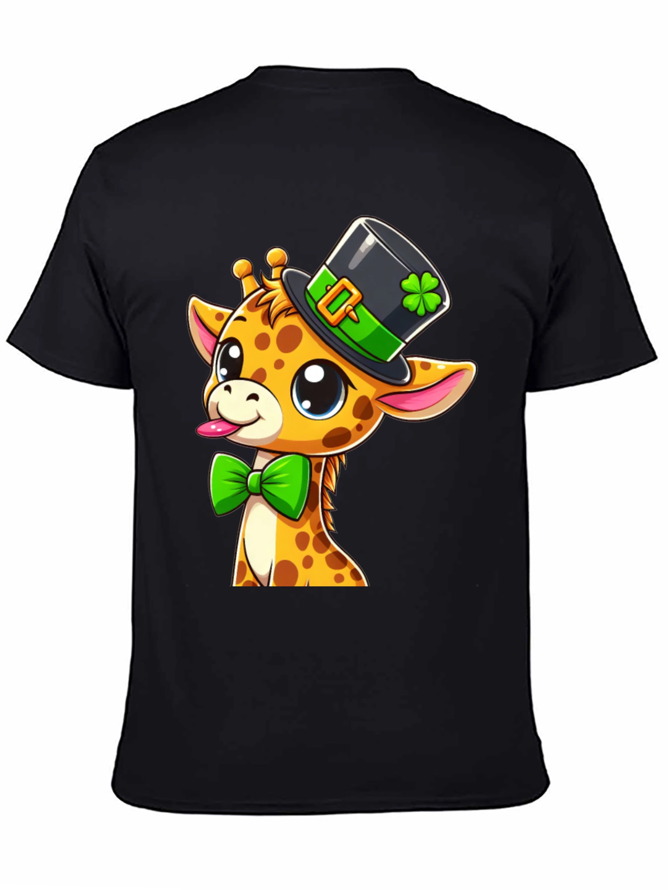 St. Patricks Day Giraffe Graphic Tee