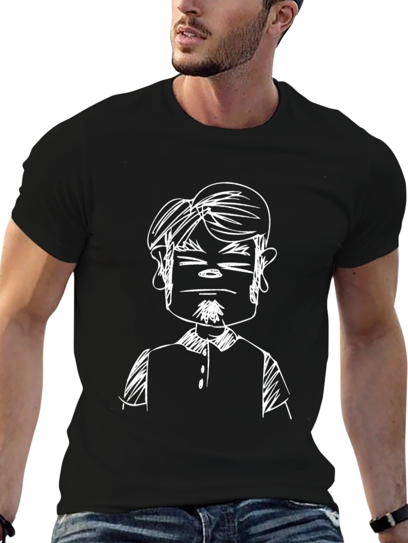 Cartoon Sketch T-Shirt