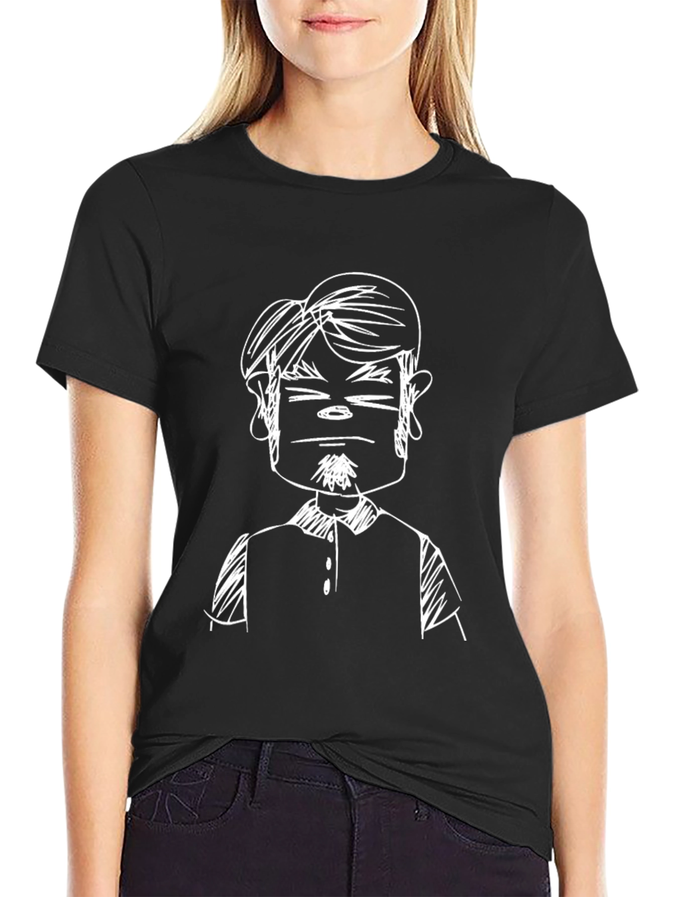 Cartoon Sketch T-Shirt