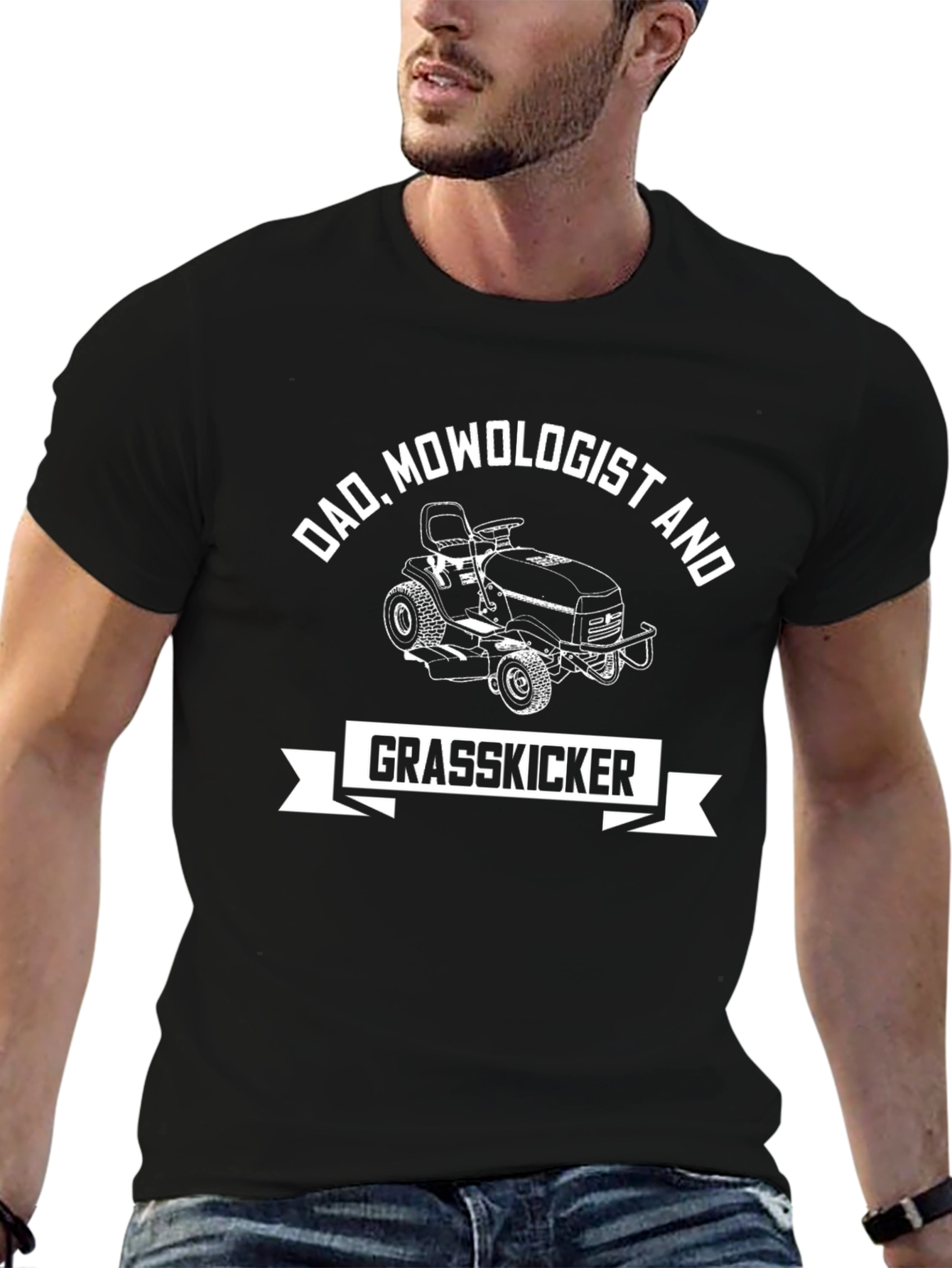 Dad Mowologist and Grasskicker T-Shirt