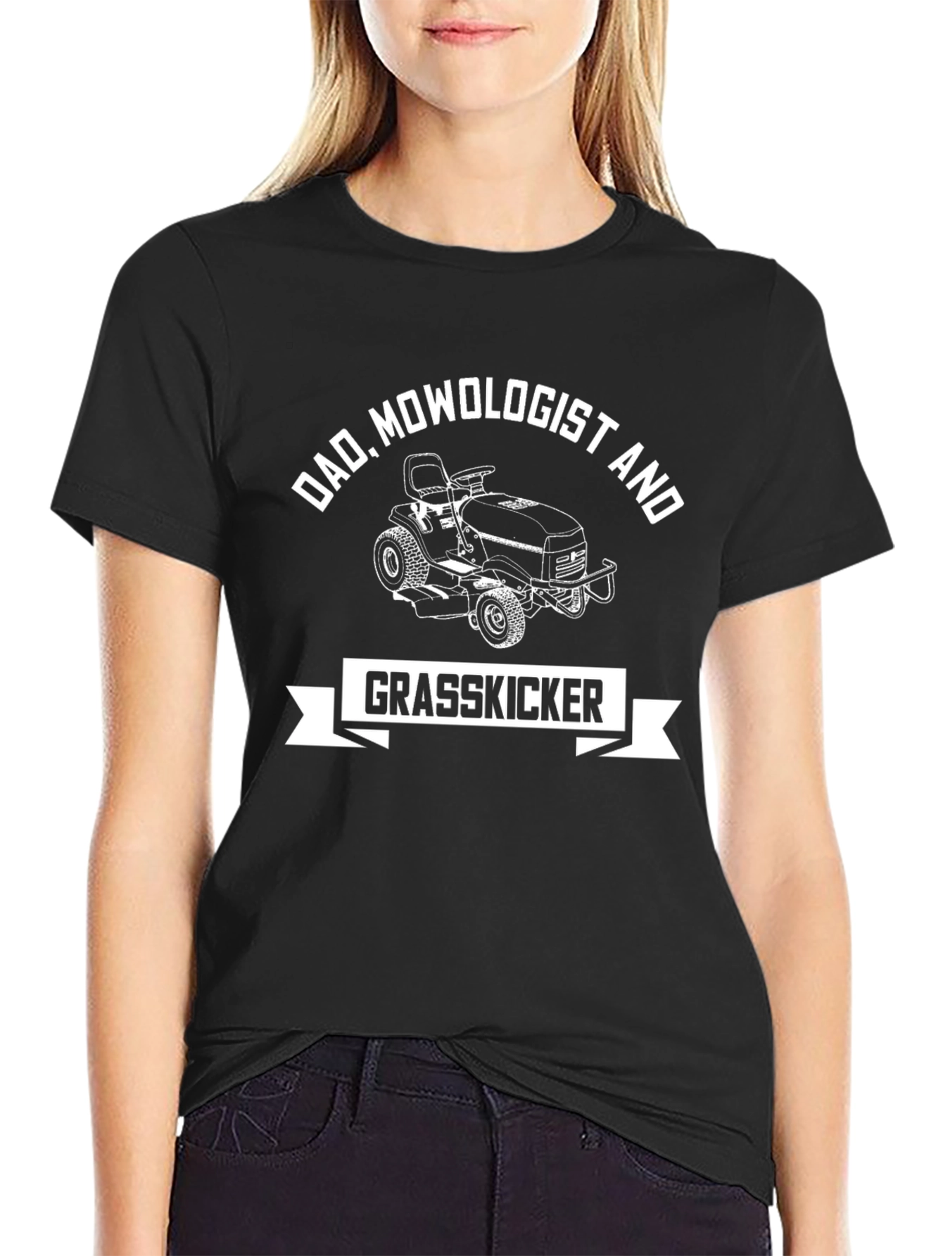 Dad Mowologist and Grasskicker T-Shirt