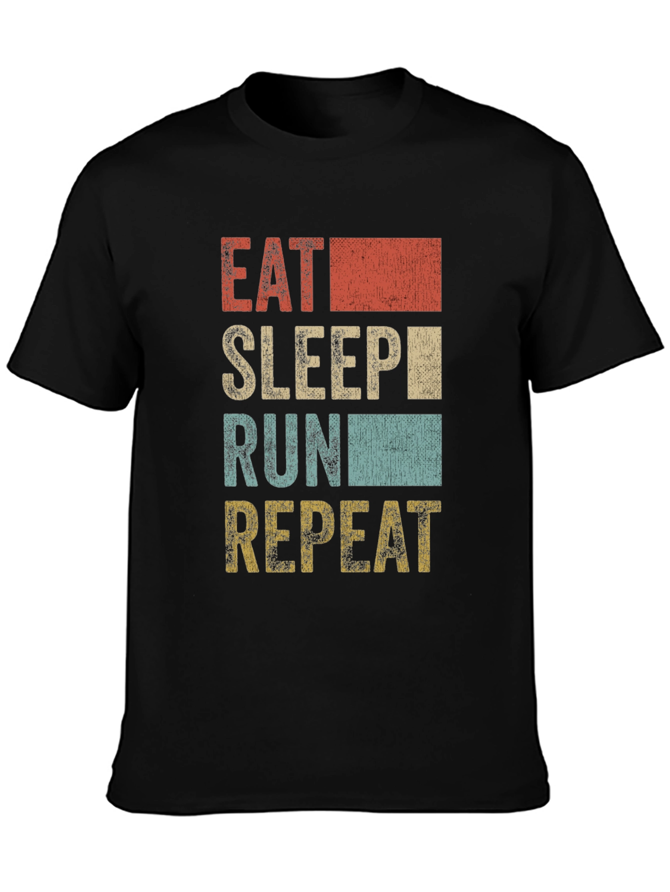 Eat Sleep Run Repeat Graphic T-Shirt