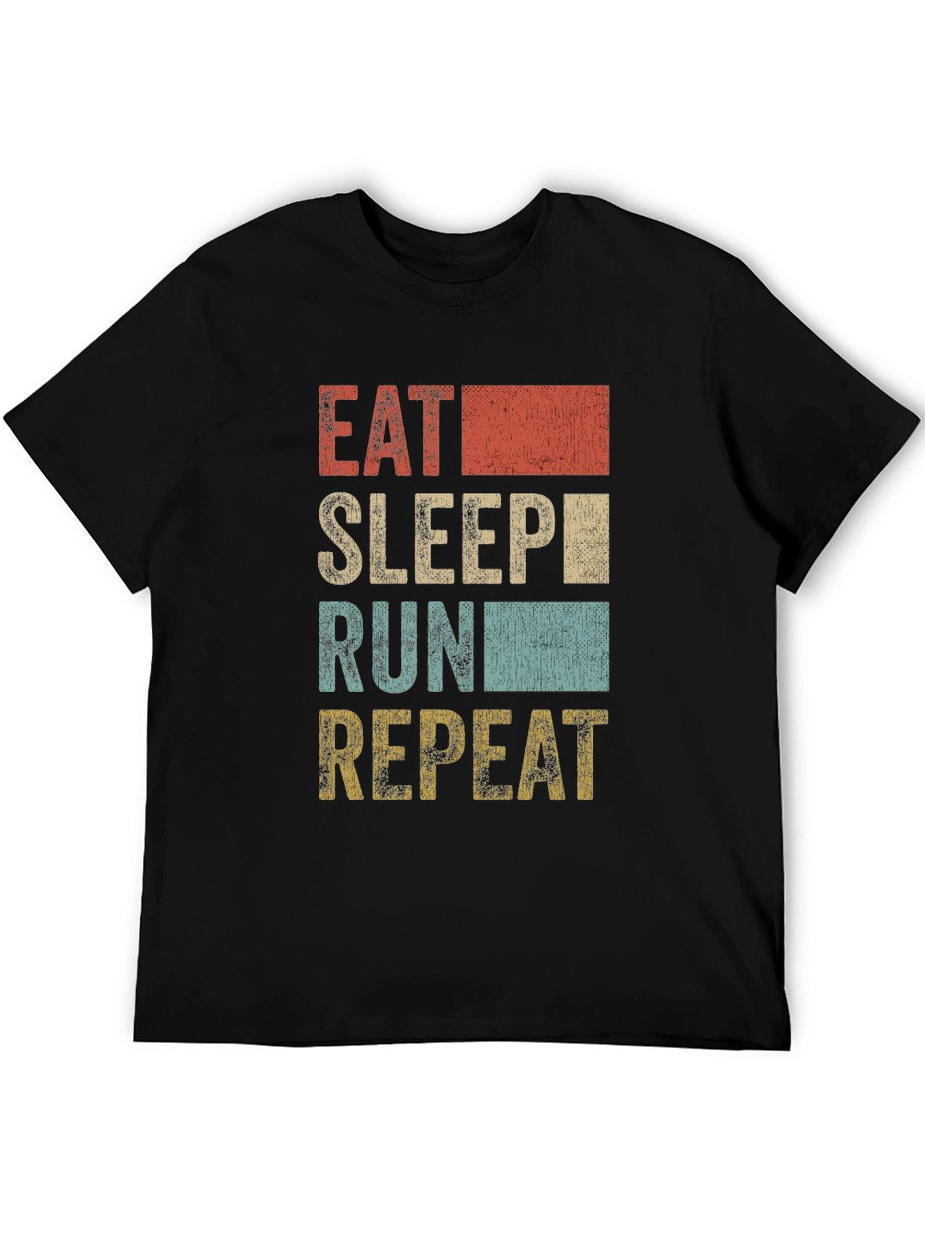 Eat Sleep Run Repeat Graphic T-Shirt