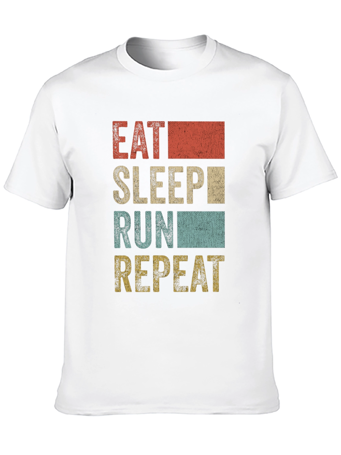 Eat Sleep Run Repeat Graphic T-Shirt