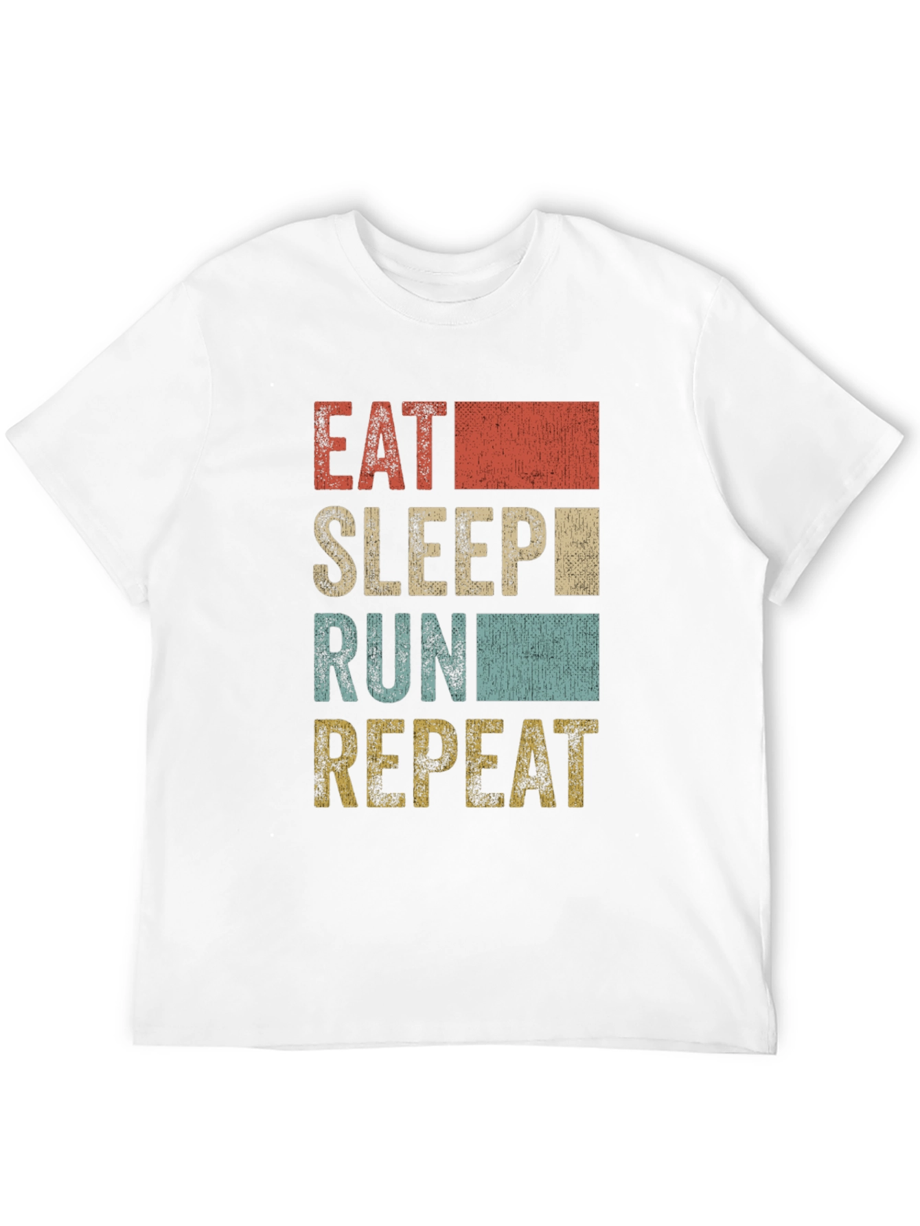Eat Sleep Run Repeat Graphic T-Shirt