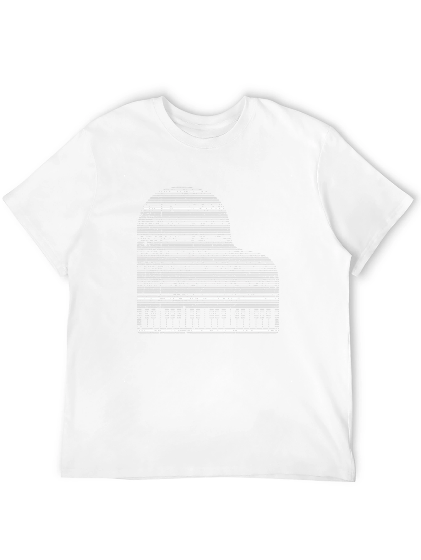 Grand Piano Graphic Tee - Musicians Style