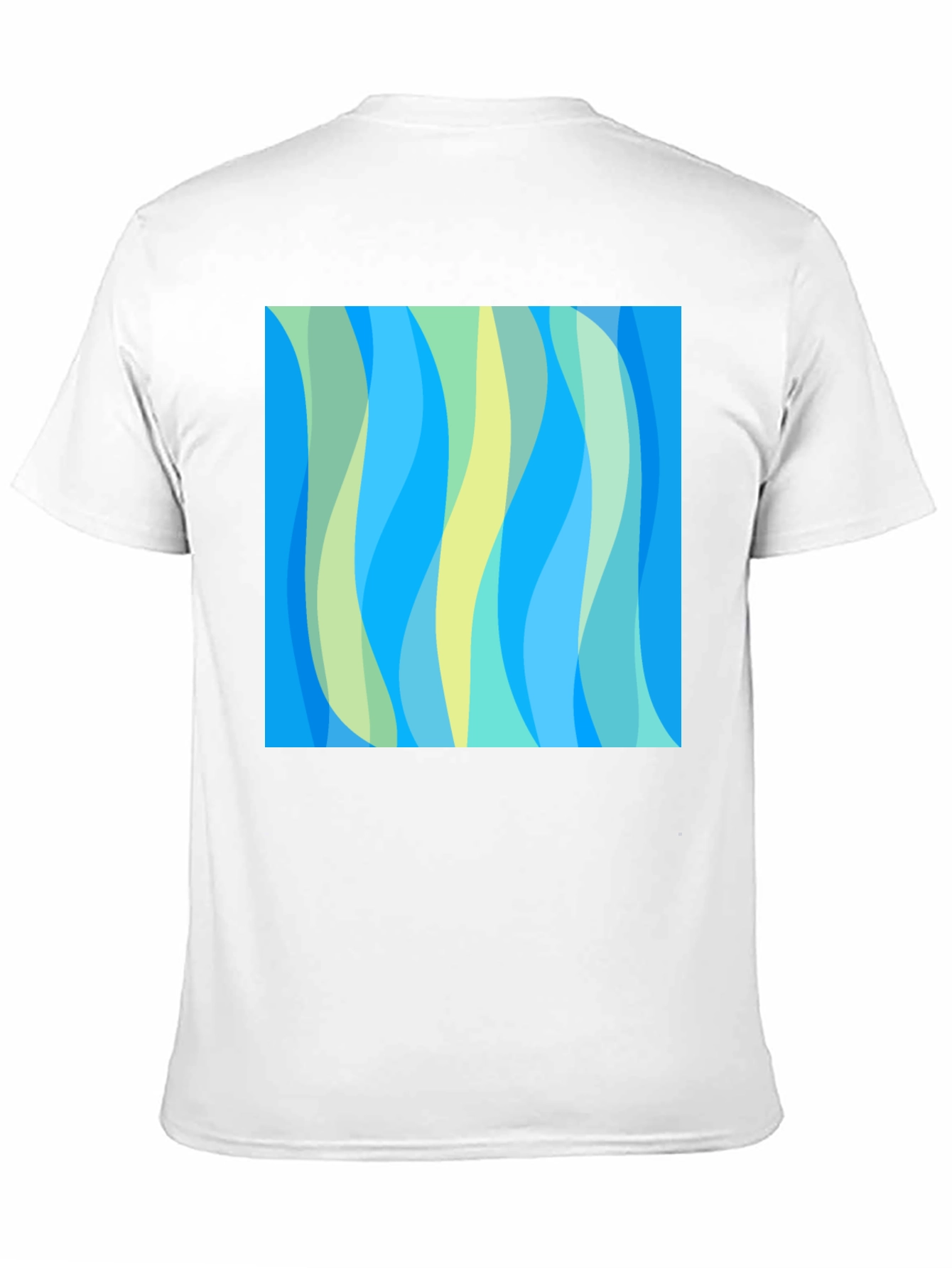 Abstract Wave Pattern Tee - Modern Art Shirt