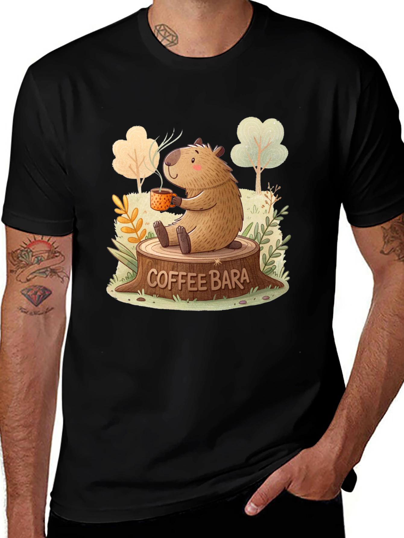 Coffee Bara T-Shirt - Capybara Tee