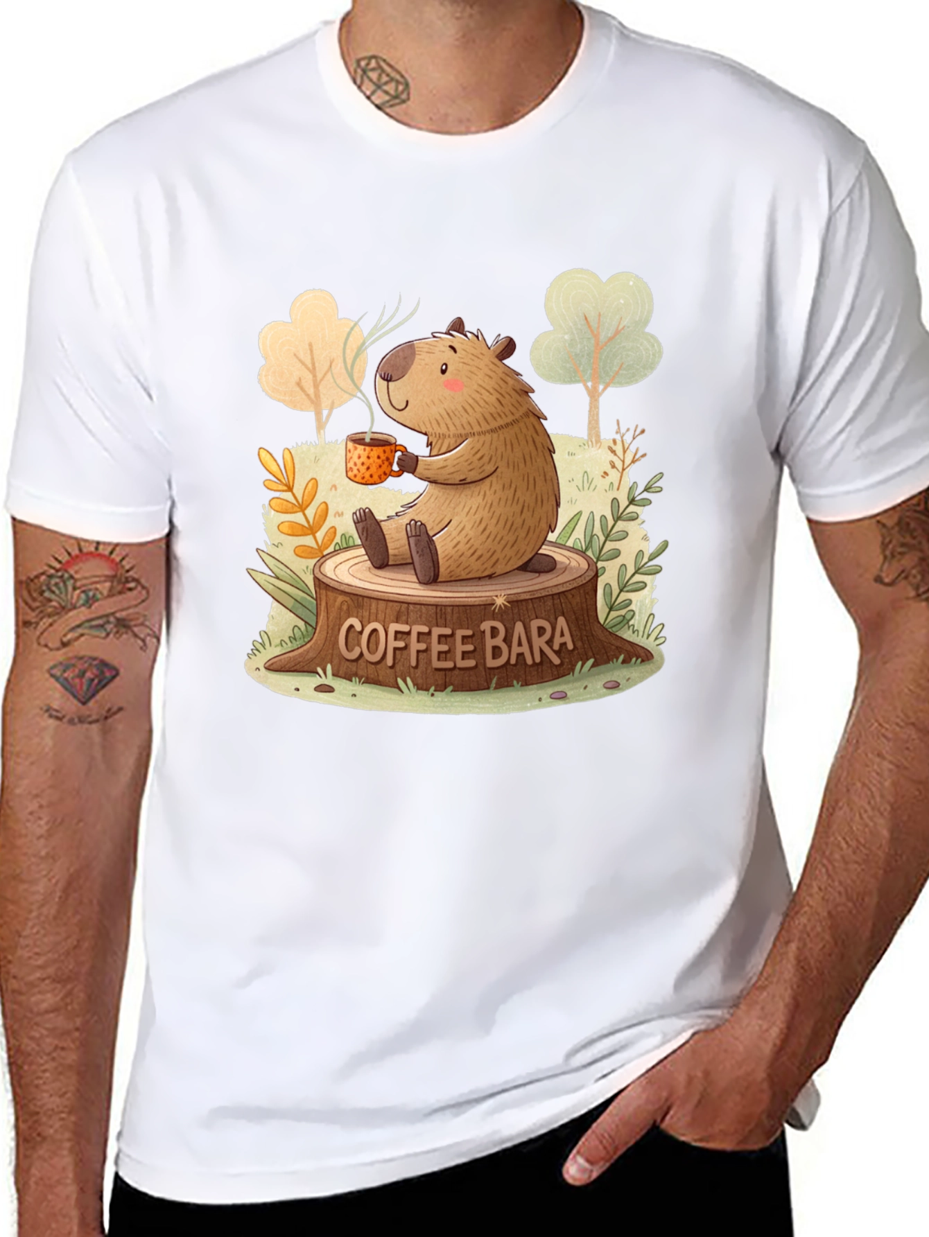 Coffee Bara T-Shirt - Capybara Tee