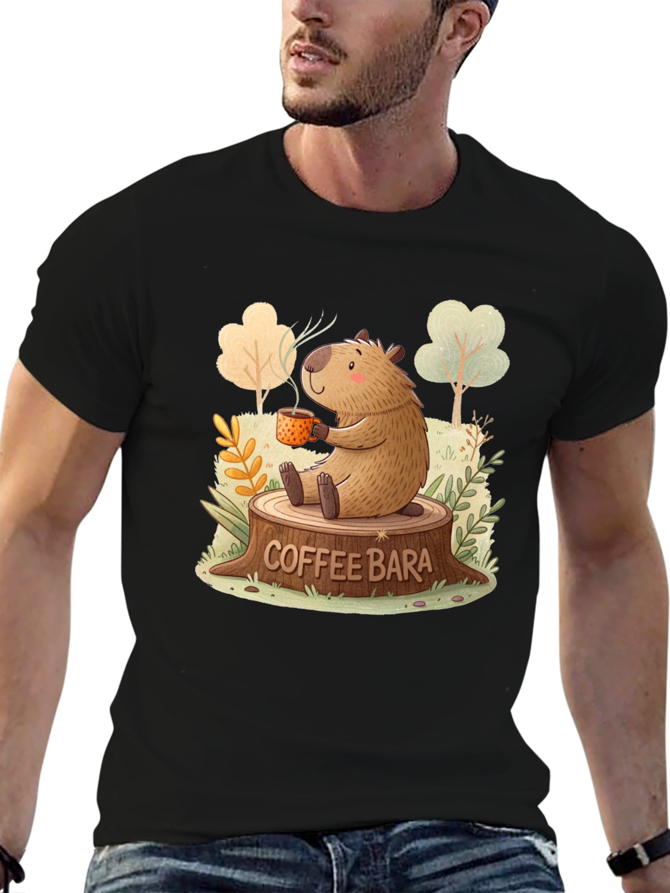 Coffee Bara T-Shirt - Capybara Tee